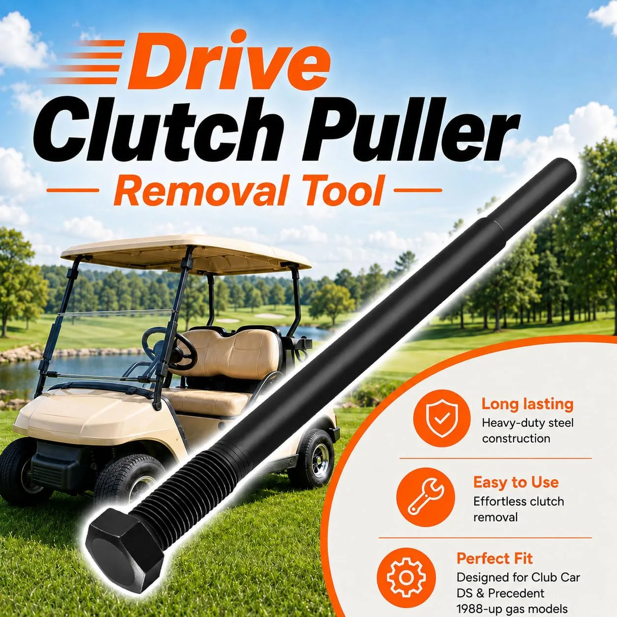 Roykaw Drive Clutch Puller Tool for Club Car DS & Precedent — 1014496 image 2