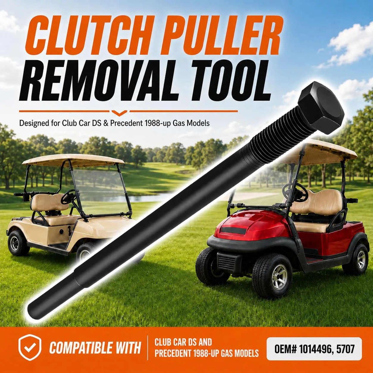 Roykaw Drive Clutch Puller Tool for Club Car DS & Precedent — 1014496 image 3