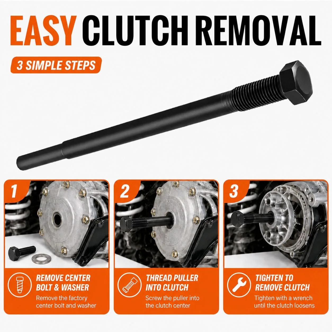 Roykaw Drive Clutch Puller Tool for Club Car DS & Precedent — 1014496 image 4