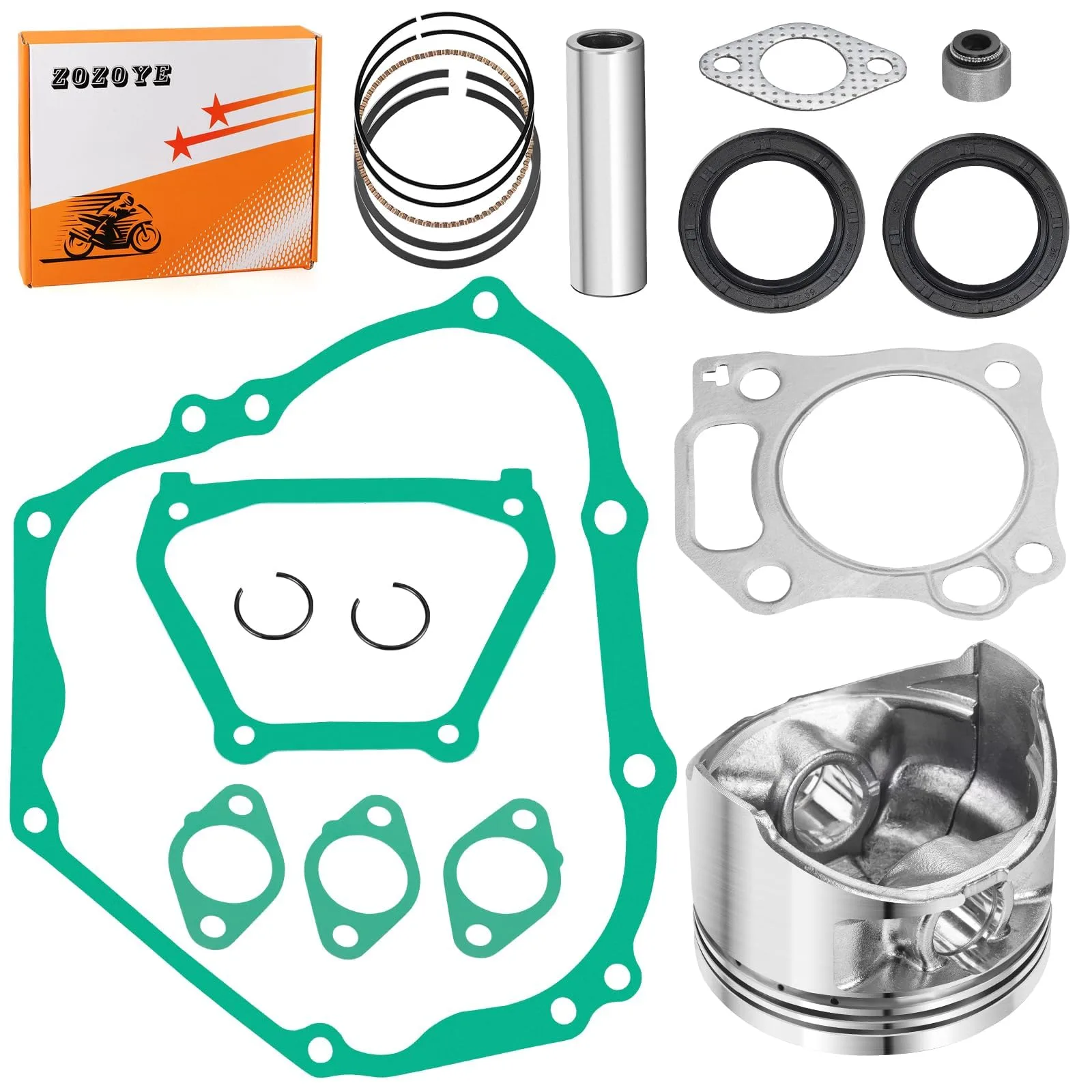 ZOZOYE Yamaha Golf Cart Engine Top-End Rebuild Kit