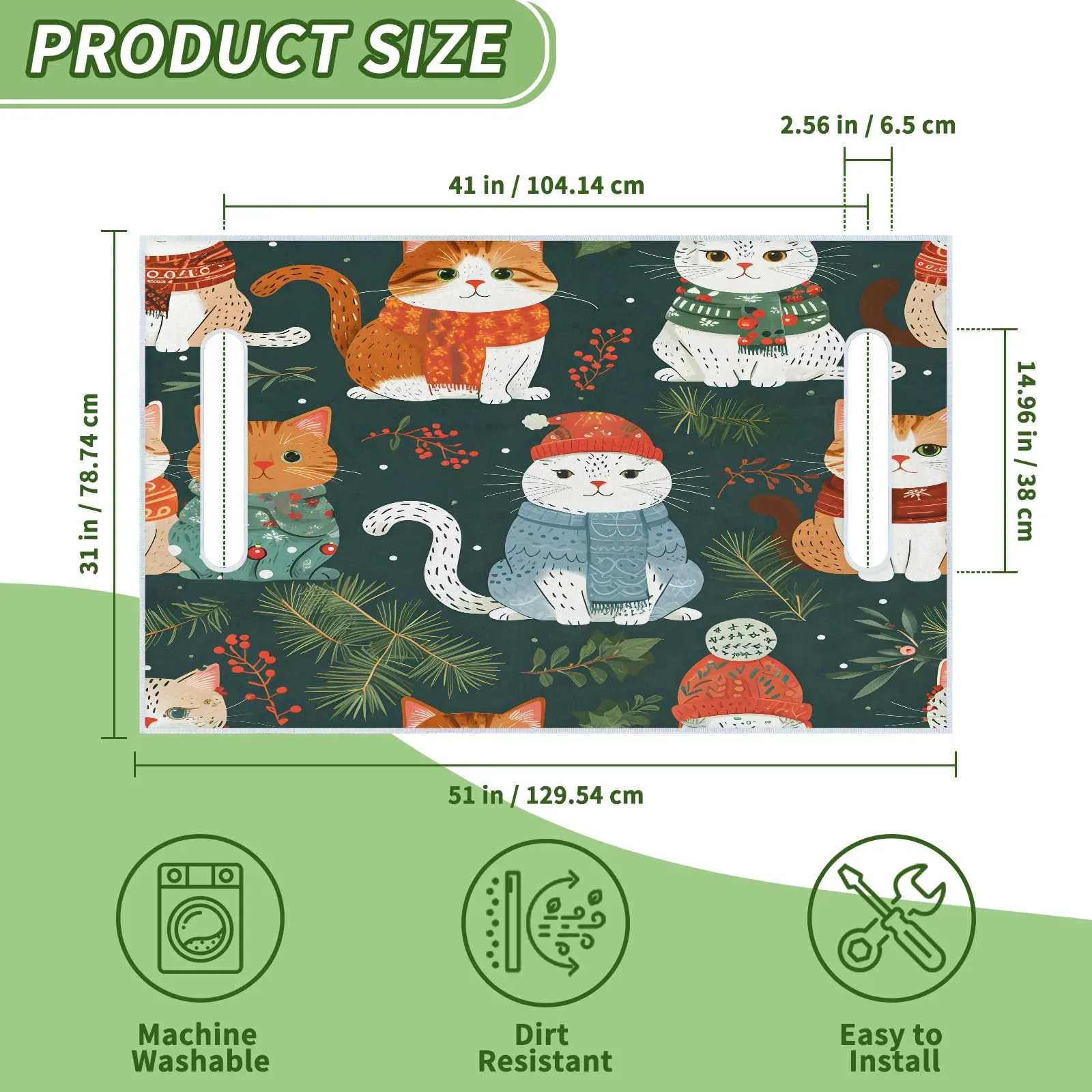 Tiveruda Golf Cart Seat Cover for Double Seats image 2