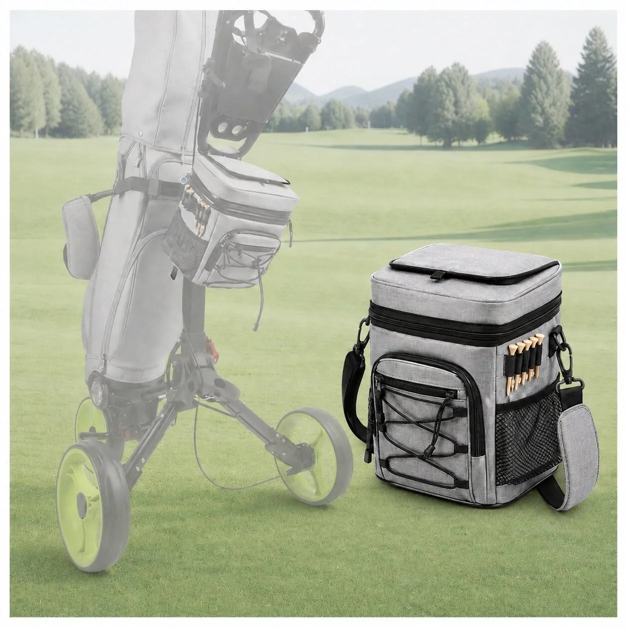 Golf Push Cart Cooler Bag for Bag Boy TriSwivel II