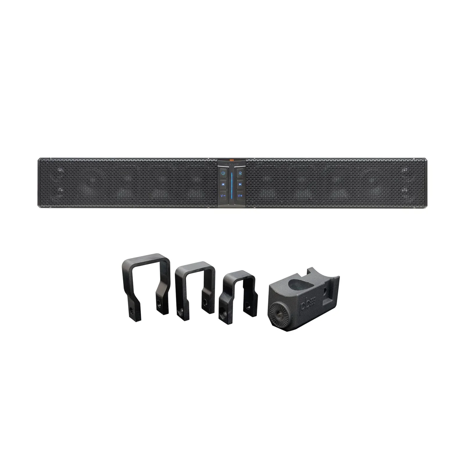 PowerBass XL-1250 12-Speaker 500W Bluetooth Soundbar with Clamp Kit