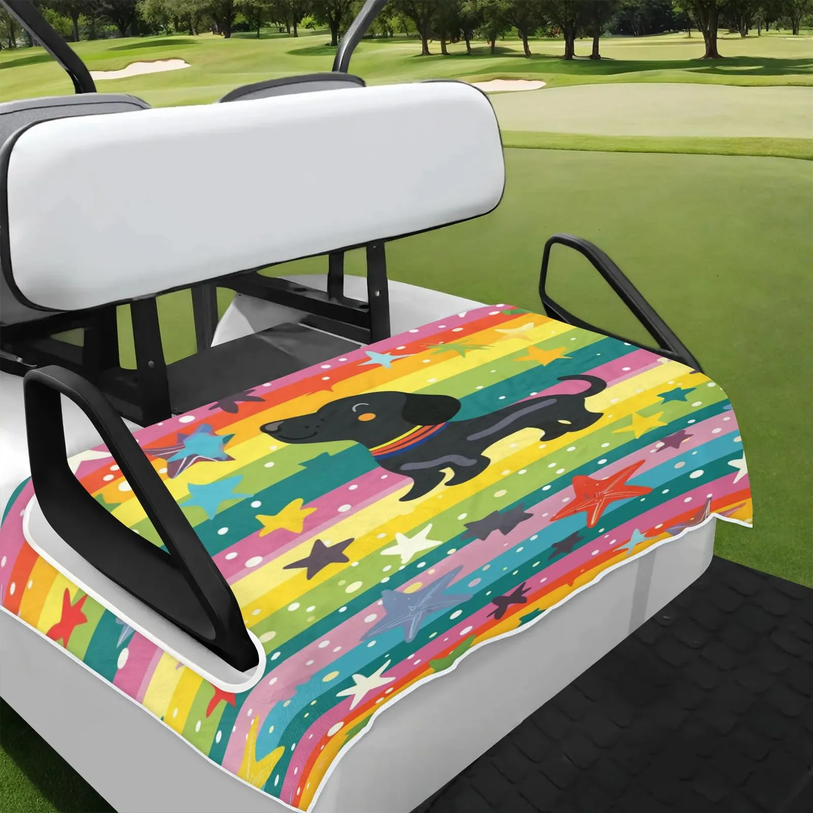 Tiveruda Golf Cart Seat Cover for Double Seats