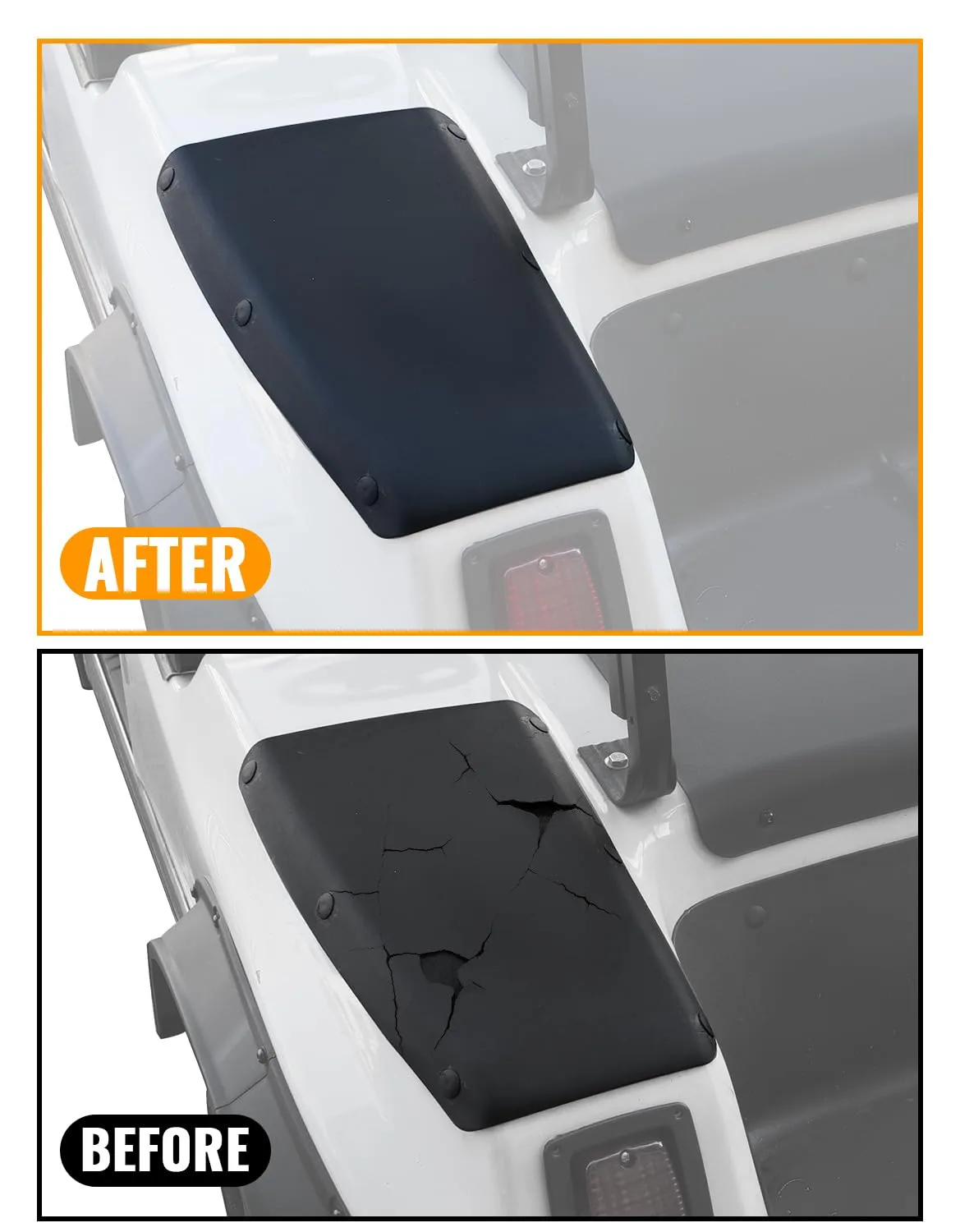 LUXEMOTO Side Guard Pads for Club Car DS 1981+ image 2