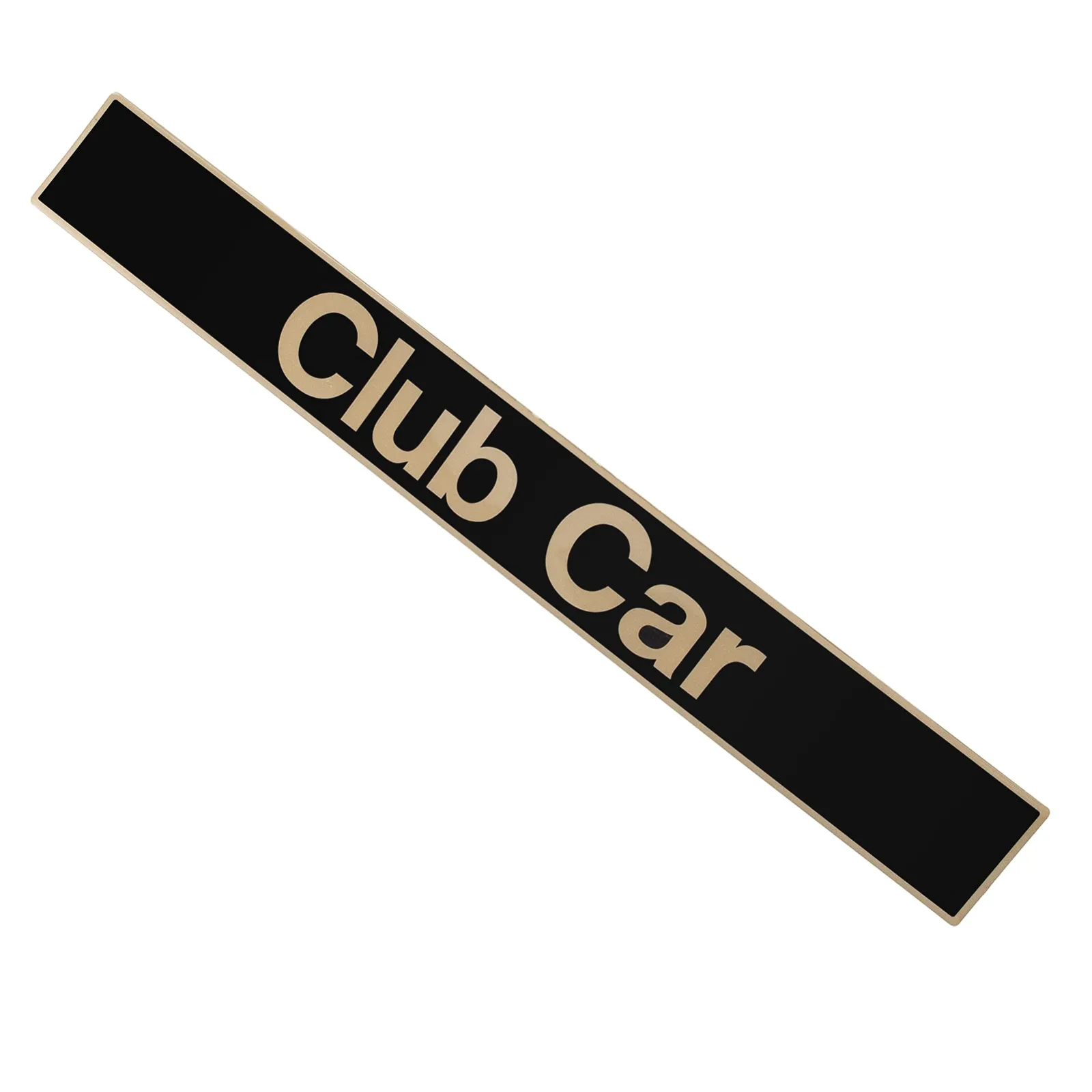 DRIVE UP Club Car DS Black/Gold Name Plate Emblem — DU00269 image 2