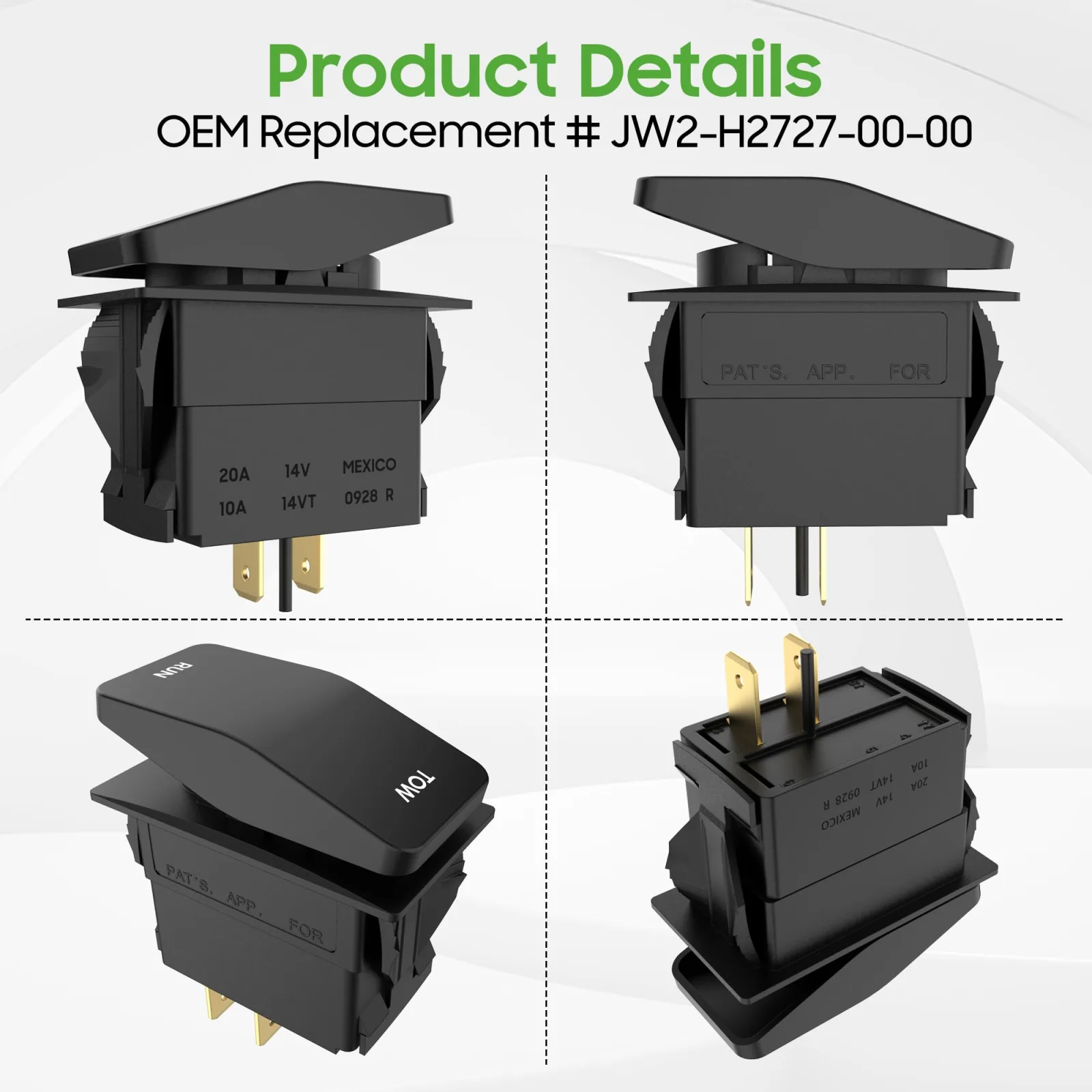 10L0L Tow/Run Switch for Yamaha G29 Electric 2010-2014 image 4