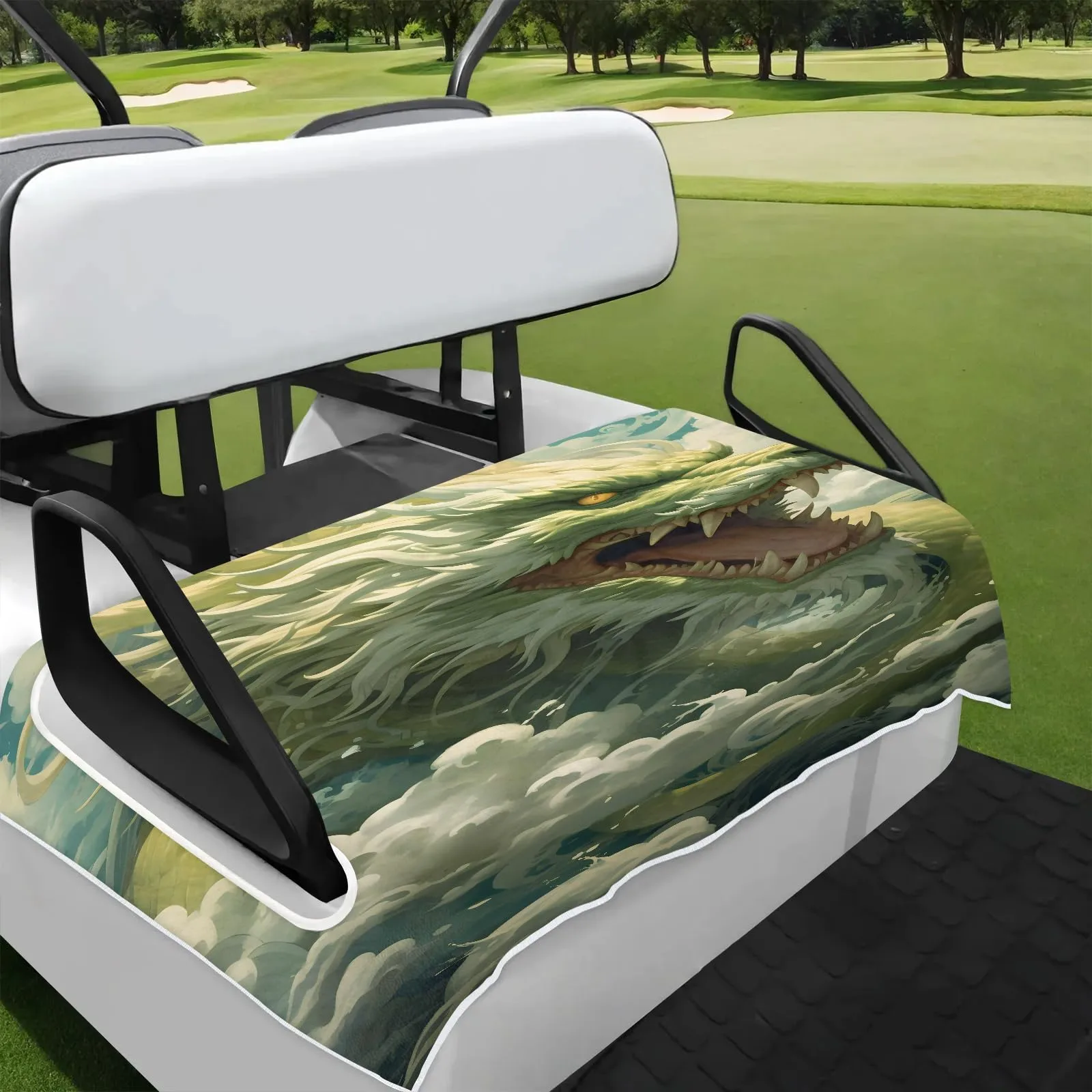 Tiveruda Golf Cart Seat Cover for Double Seats, 51 x 31 in