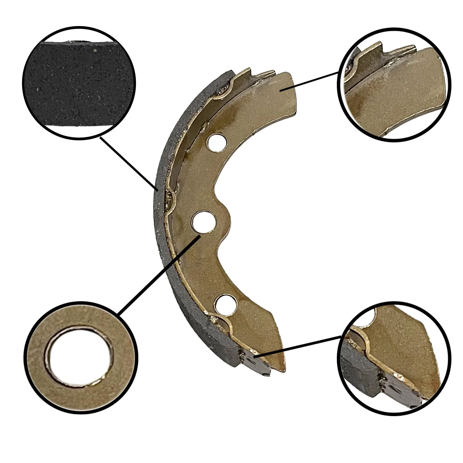 CZoom Club Car DS and Precedent Brake Shoe Kit image 3
