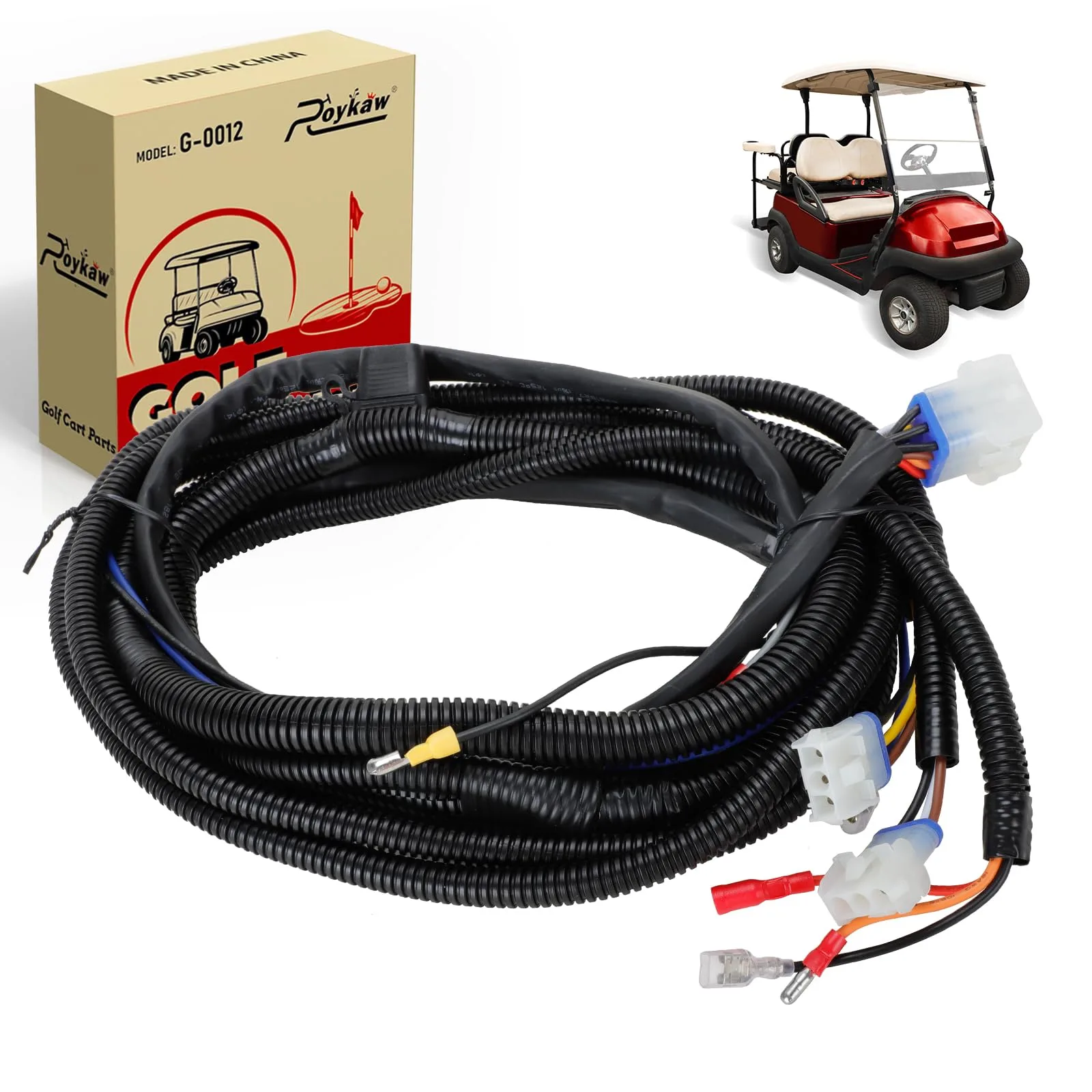 Roykaw 12V Bucket Harness for Club Car Precedent