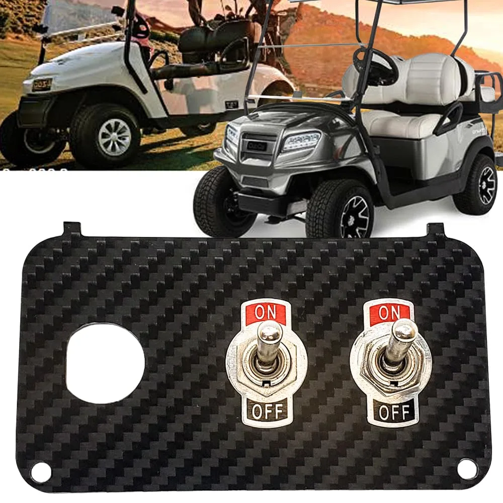 OZ-USA Carbon Fiber E-Z-GO Key Switch Plate EG03 image 2