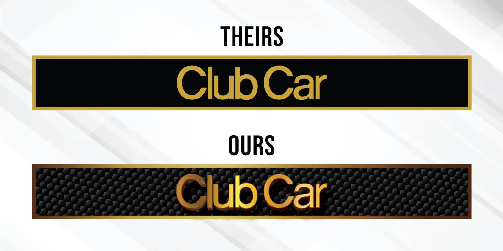 Custom Name Plate for Club Car Precedent Golf Cart image 2