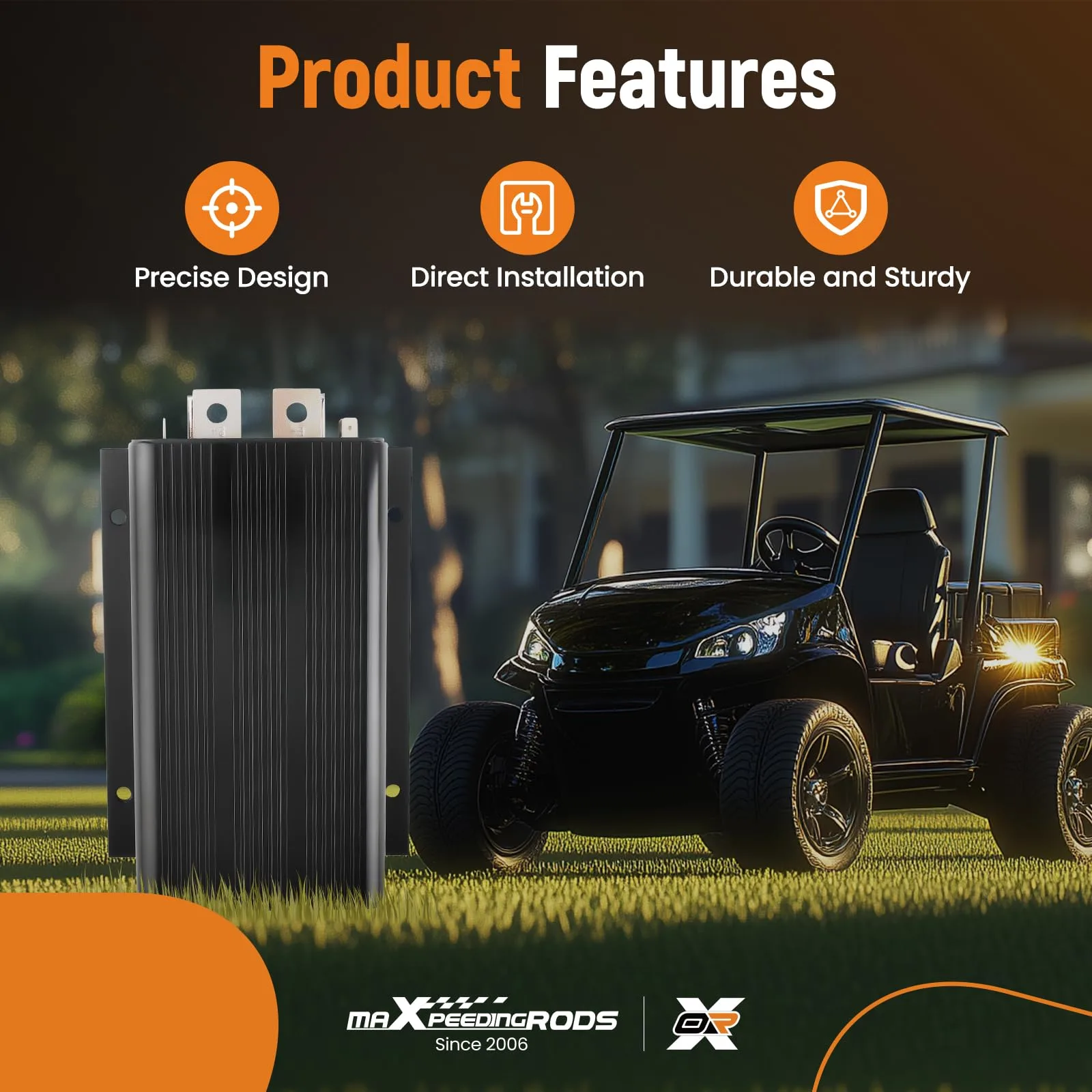 maXpeedingrods GL62MO 36V 500A Golf Cart Controller image 4