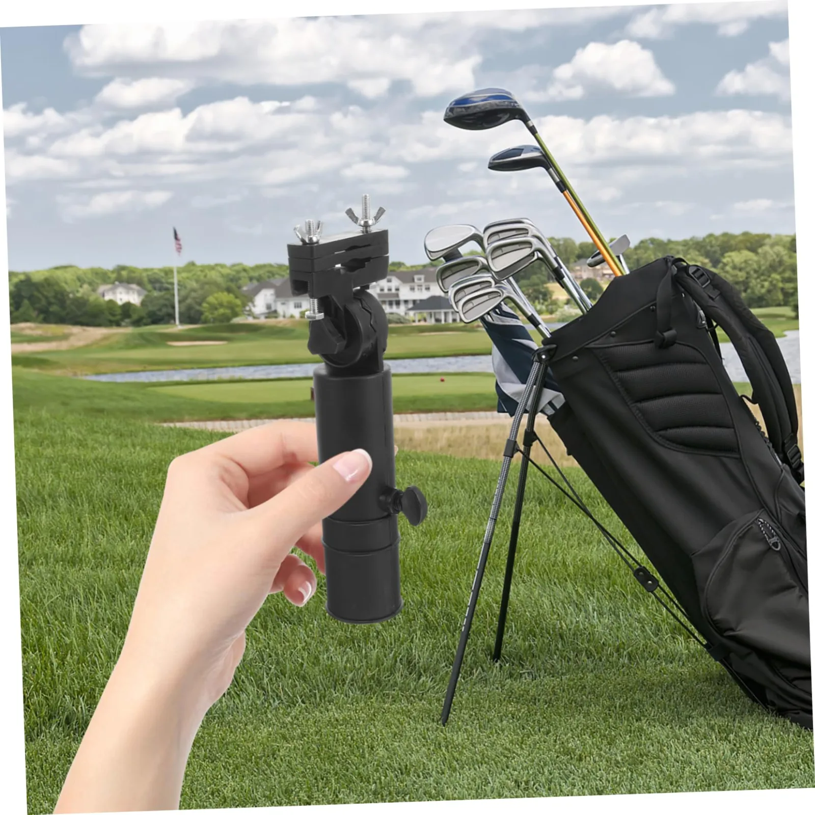 GAROZATION Golf Cart Umbrella Holder DF0430FCZRXT20PMXUXN3QL image 2