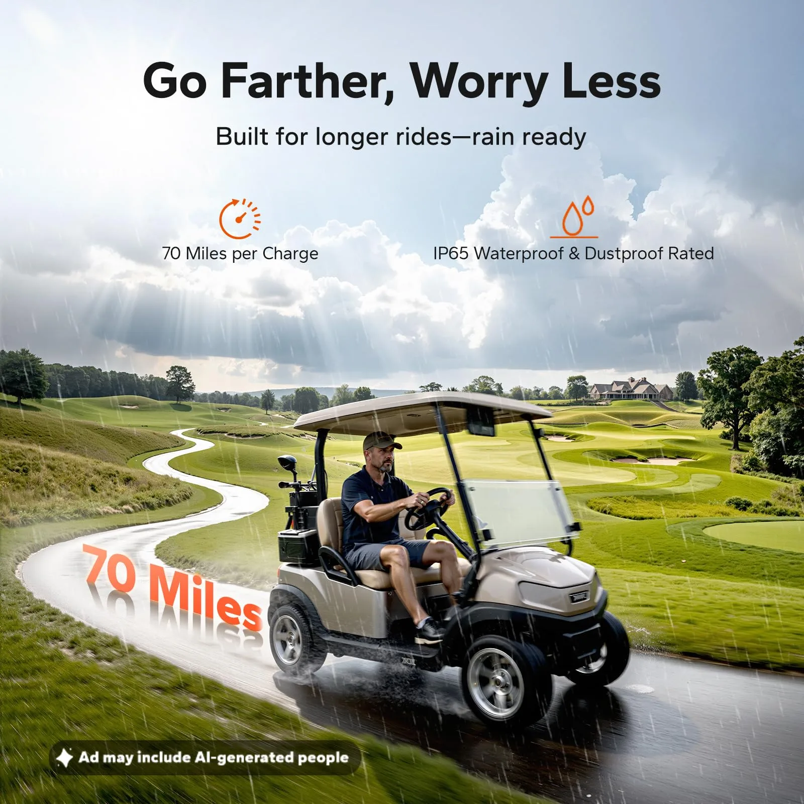 LiTime 48V 150Ah Golf Cart Lithium Battery Kit image 2