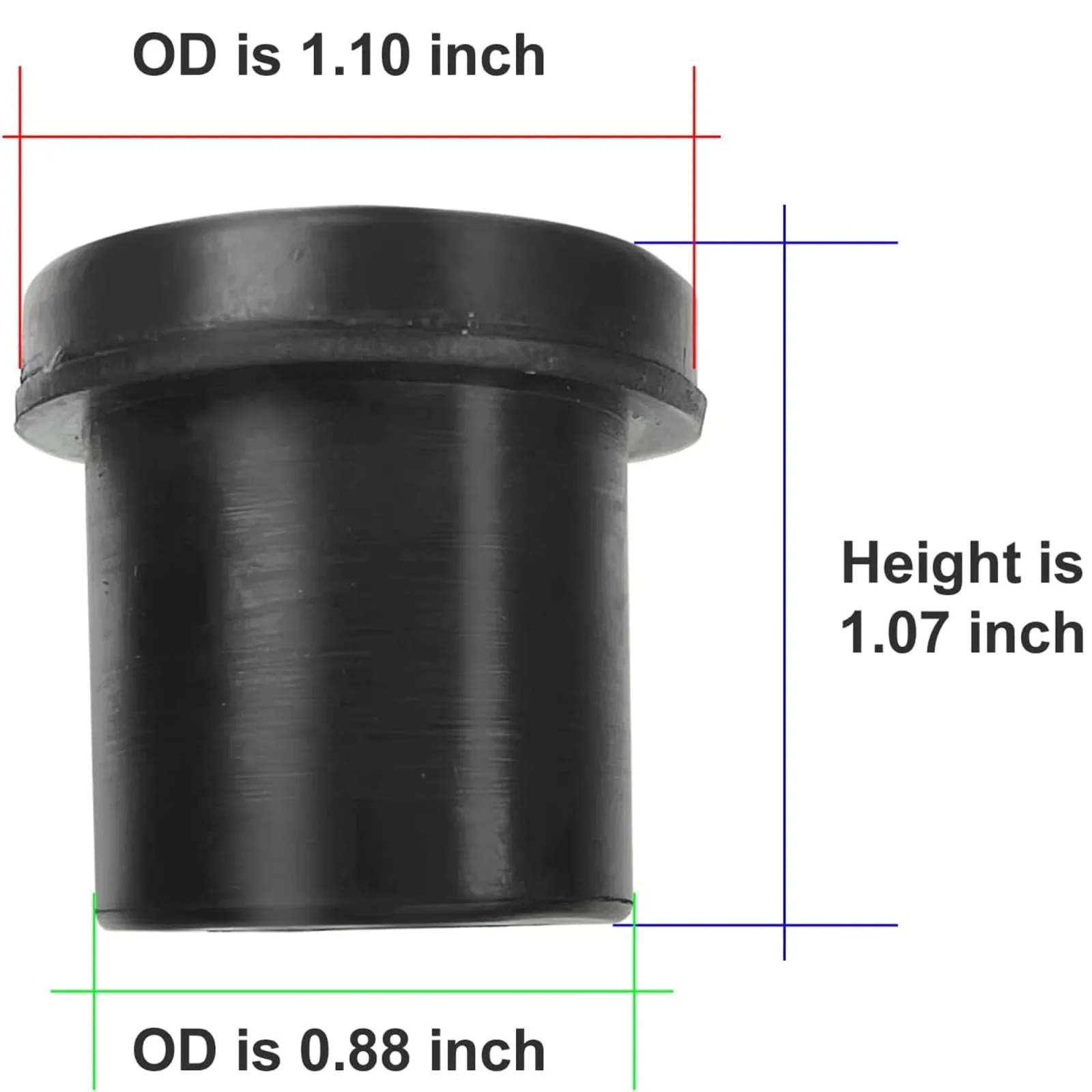 Huskey Rear Leaf Spring Bushing Kit for E-Z-GO TXT image 4
