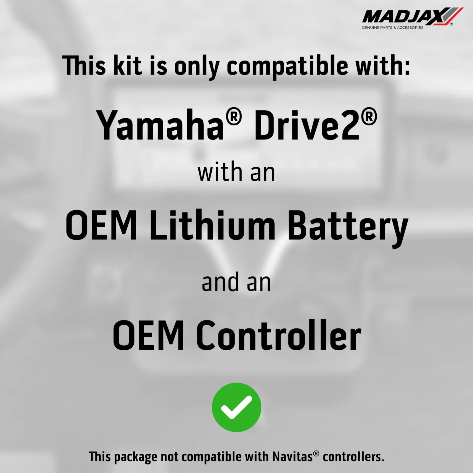MadJax Kinect 12.3-Inch Touchscreen for Yamaha Drive2 image 2