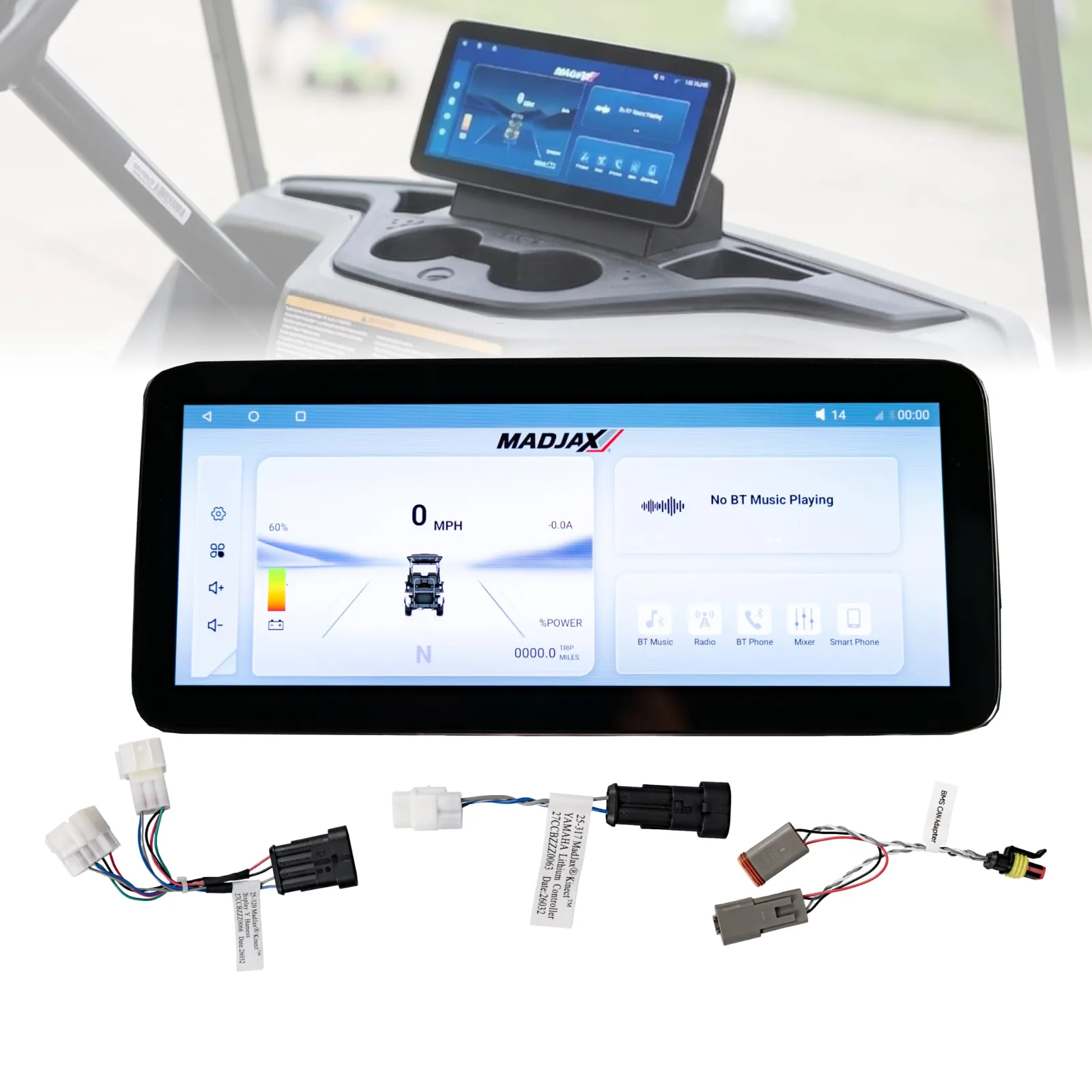 MadJax Kinect 12.3-Inch Touchscreen for Yamaha Drive2