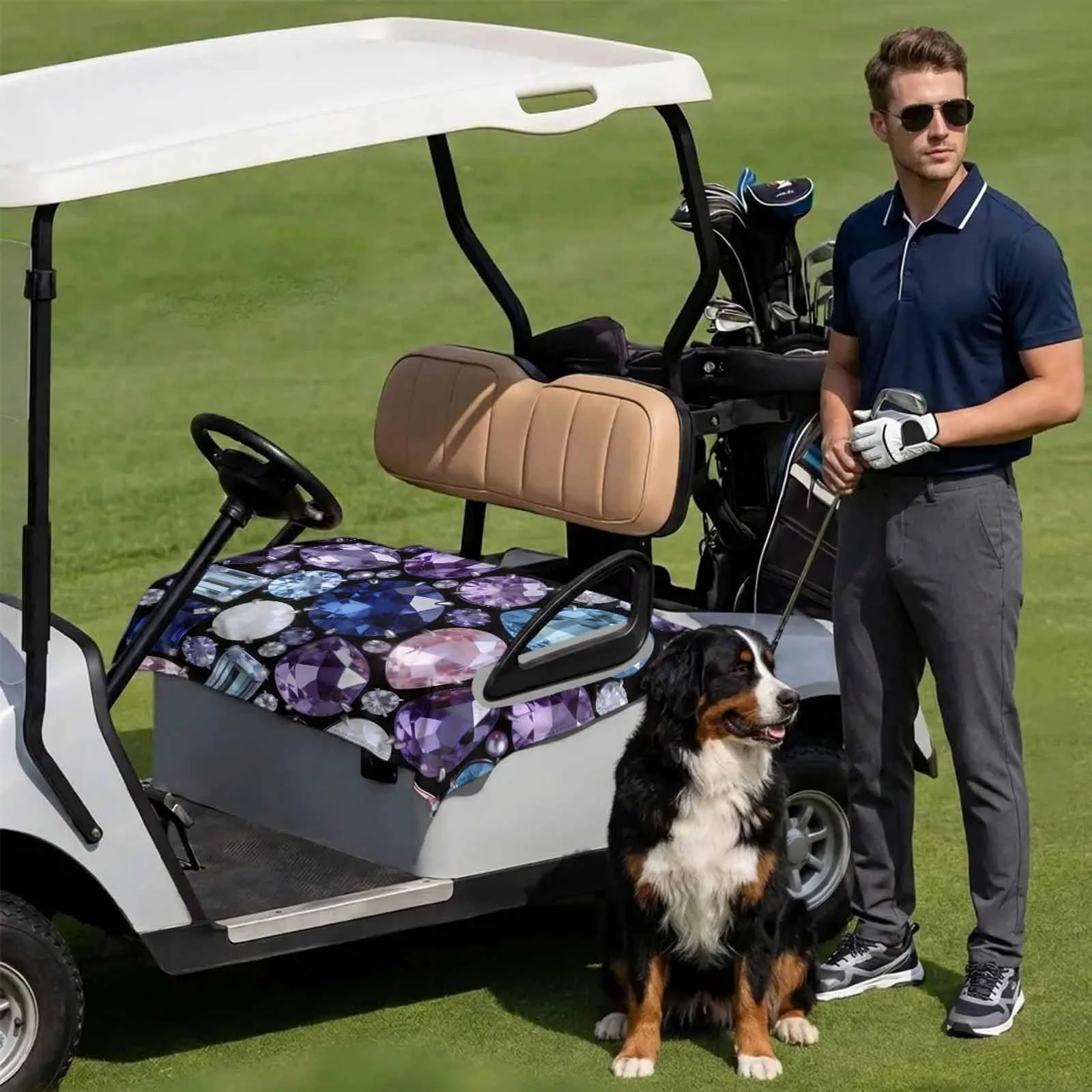 DecorLovee Golf Cart Seat Cover 51 x 31 in image 3