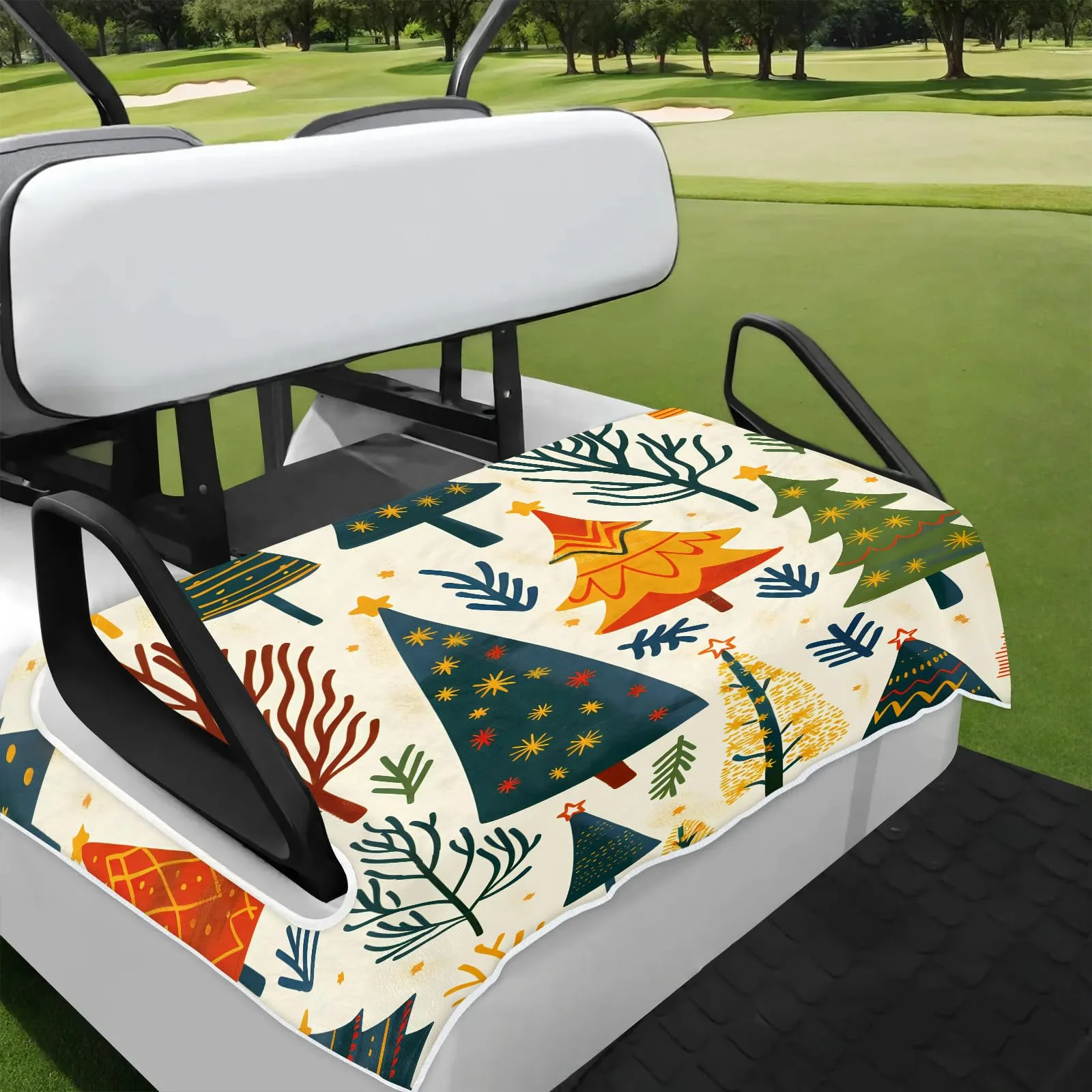 Tiveruda Golf Cart Seat Cover for Double Seats