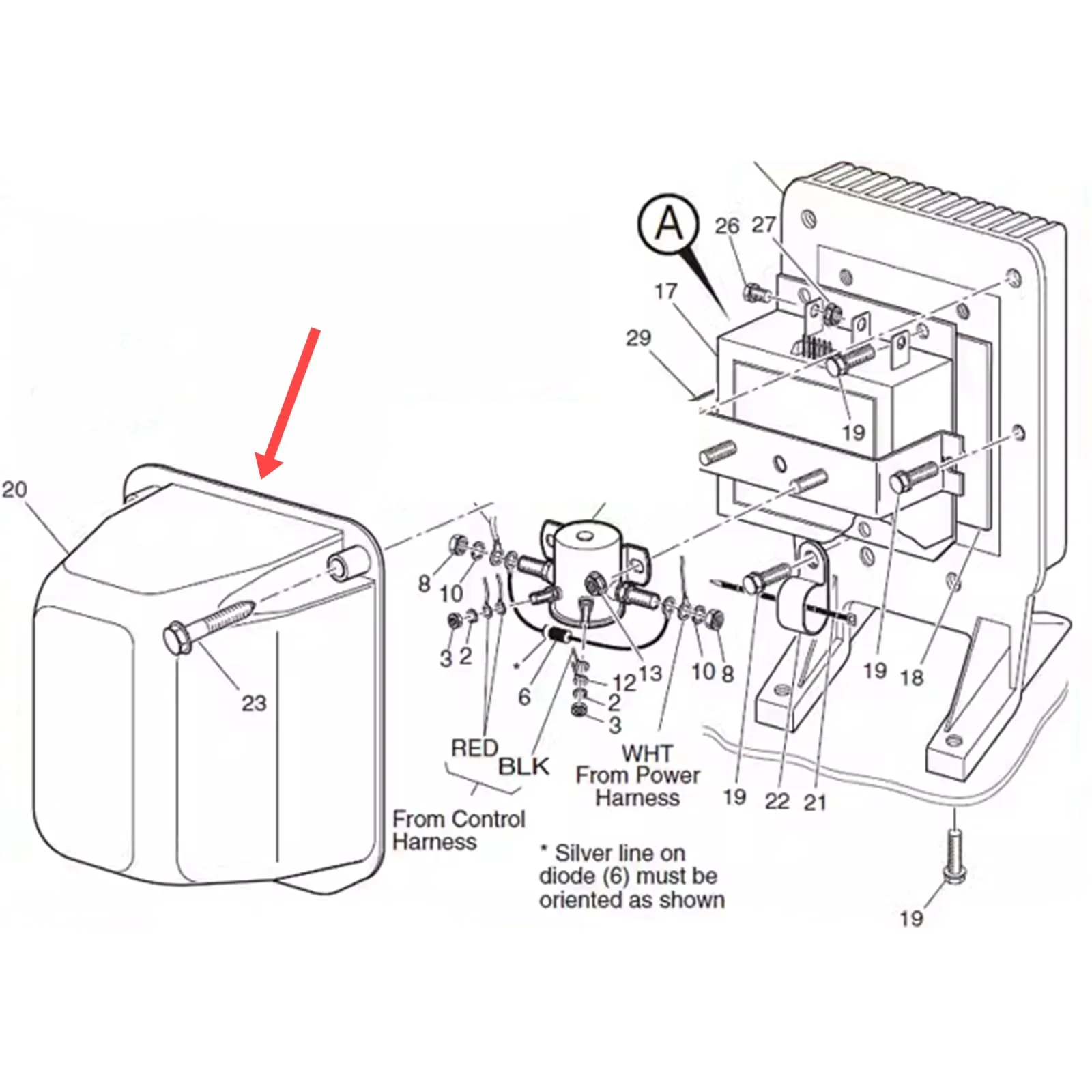 Giuqa Controller Cover 73028-G01 for E-Z-GO Electric 1994-2003 image 2