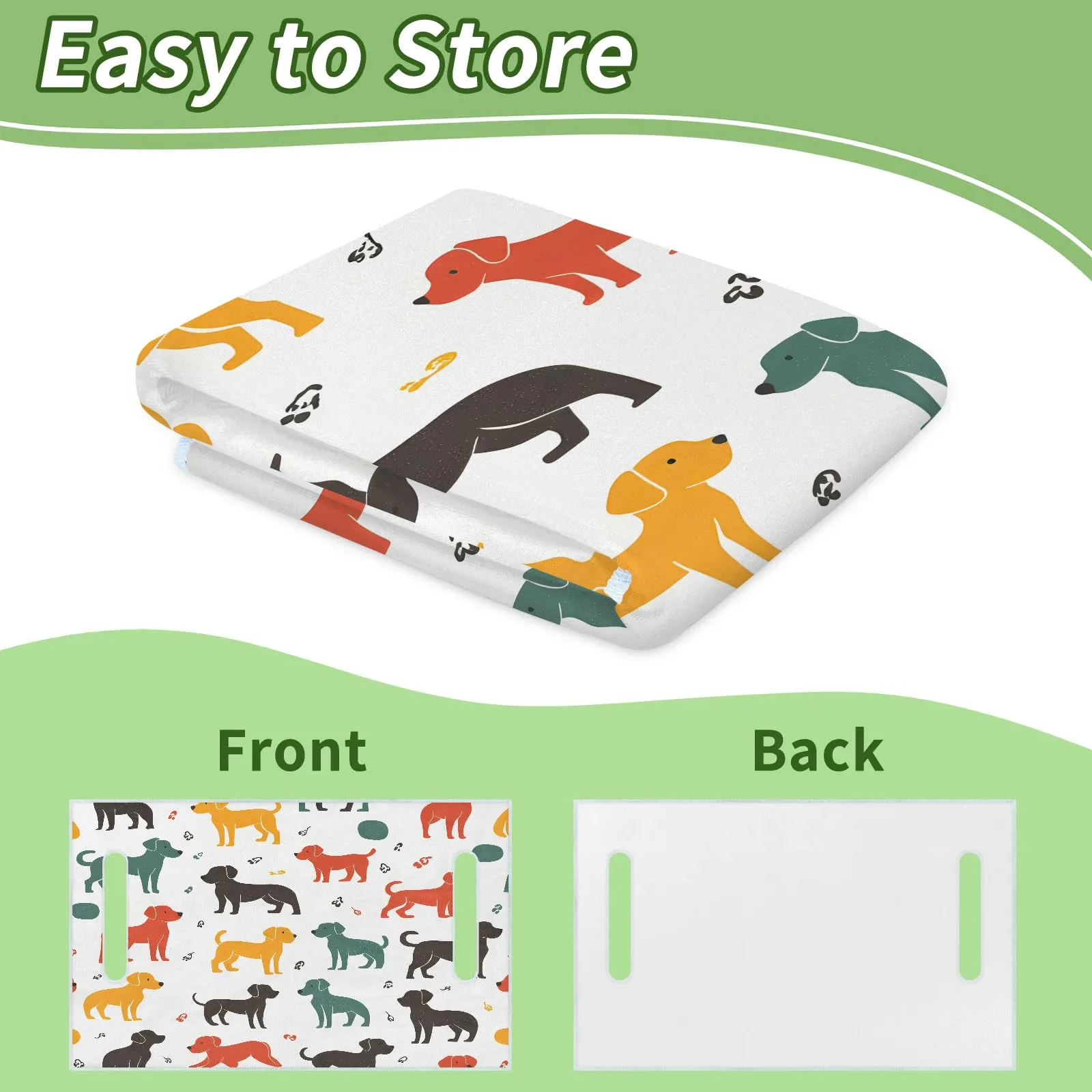 Tiveruda Golf Cart Seat Cover for Double Seats image 4