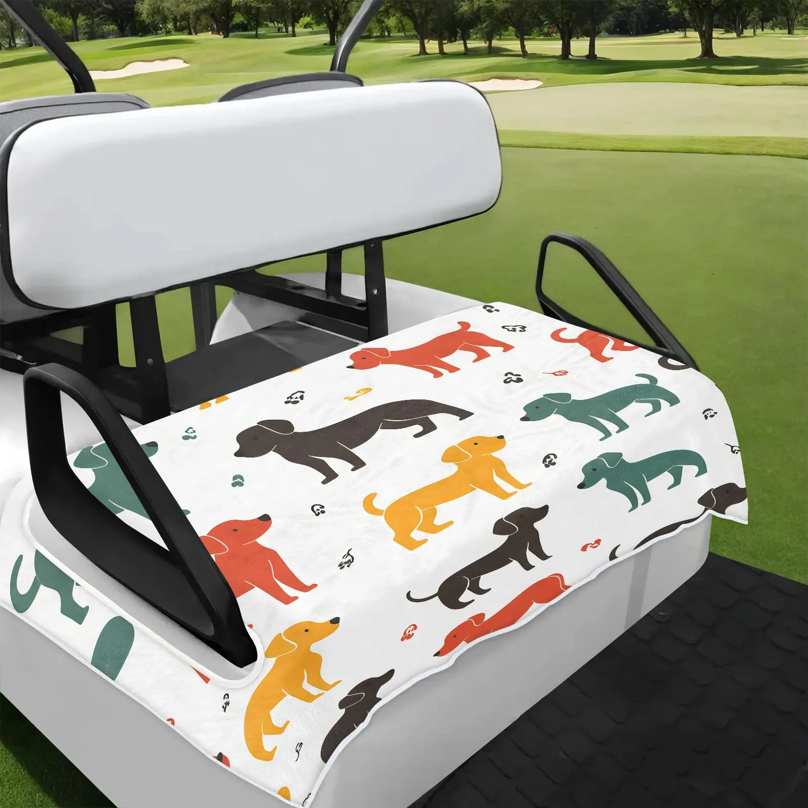 Tiveruda Golf Cart Seat Cover for Double Seats