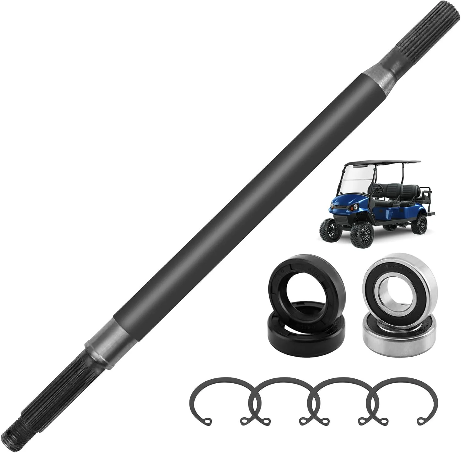 Misakomo 20377G12 E-Z-GO Rear Axle Bearing Kit