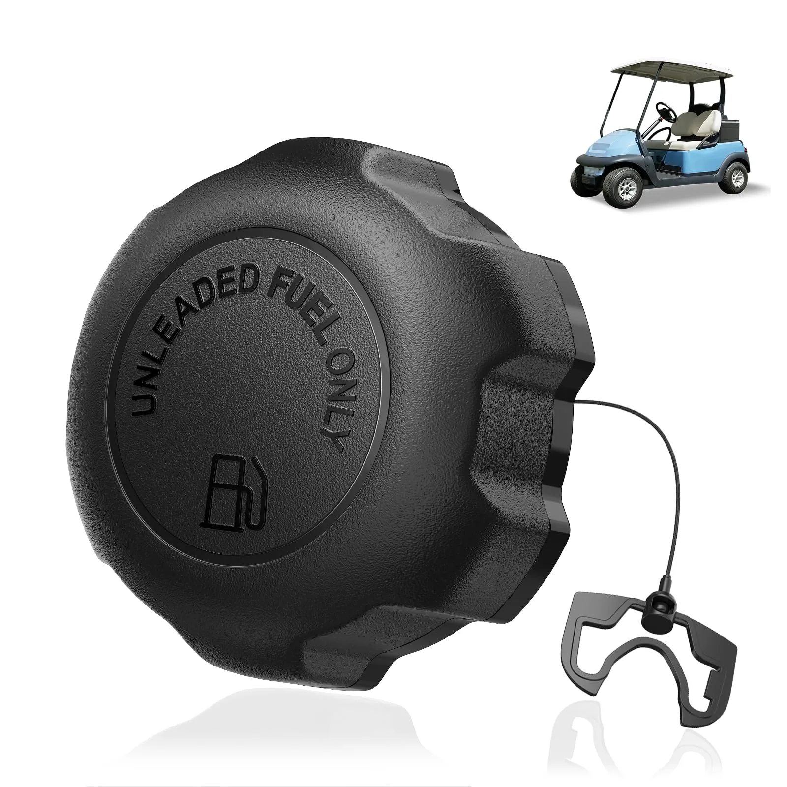 FIXHAWK FK-0098 Vented Gas Fuel Cap with Tether (2-1/4" ID)