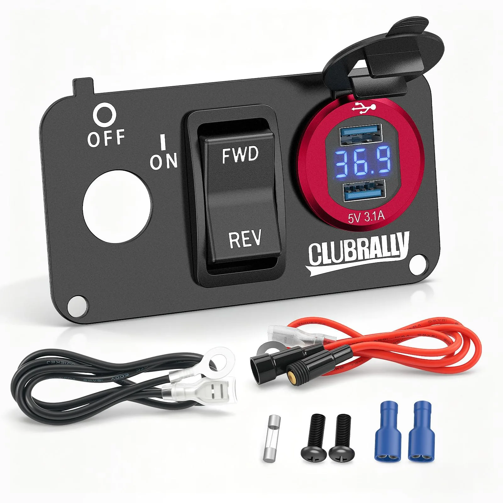 CLUBRALLY CB-109 EZGO Key Switch Console Plate