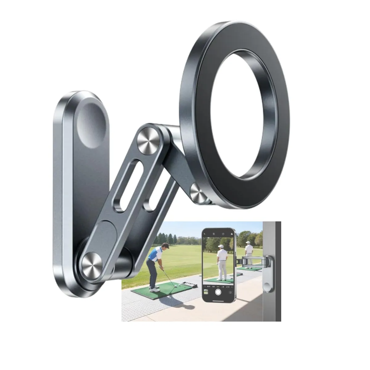 Chapter Seven Z21 Magnetic Golf Cart Phone Holder for MagSafe iPhone