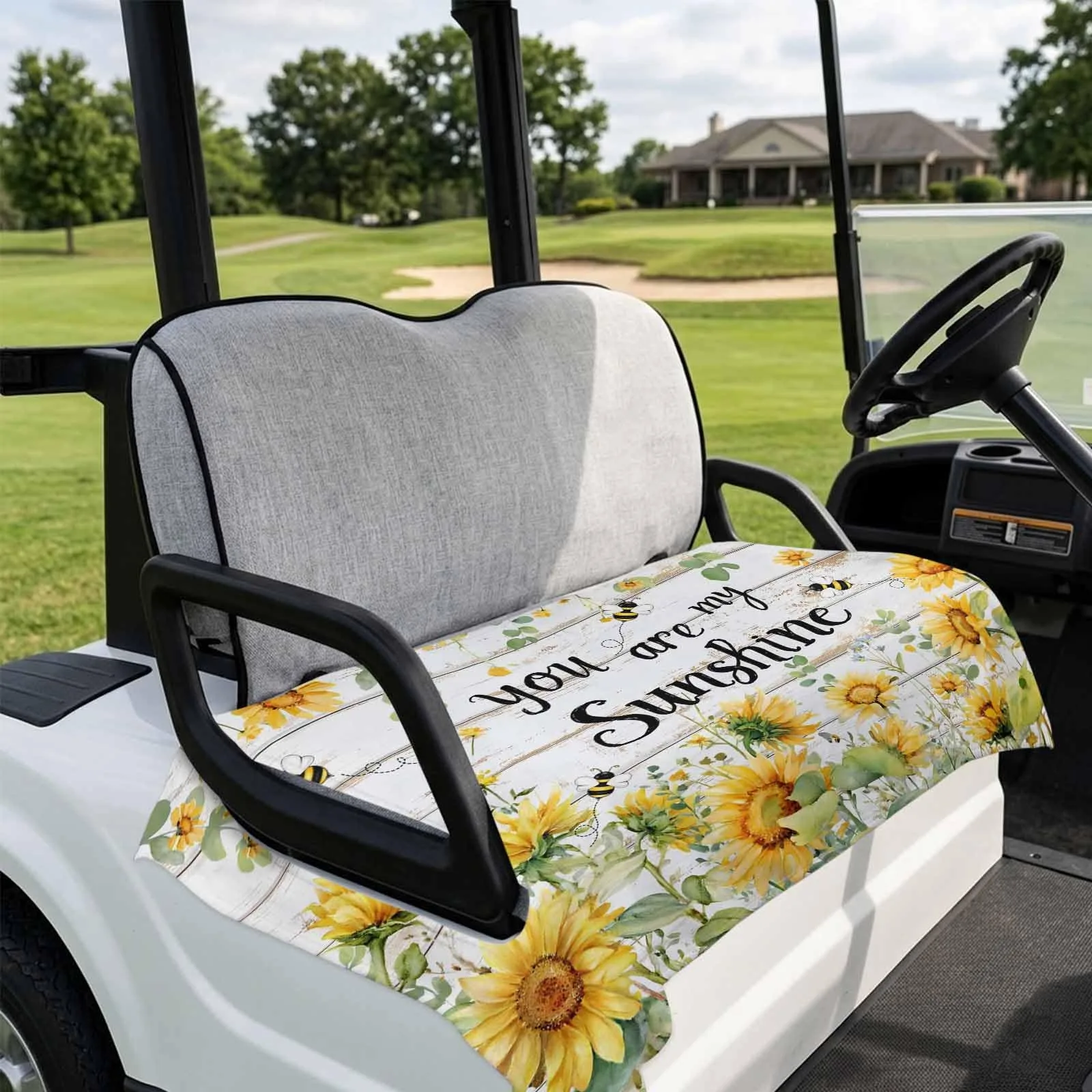 DecorLovee Golf Cart Seat Cover for 2-Seater Carts image 4