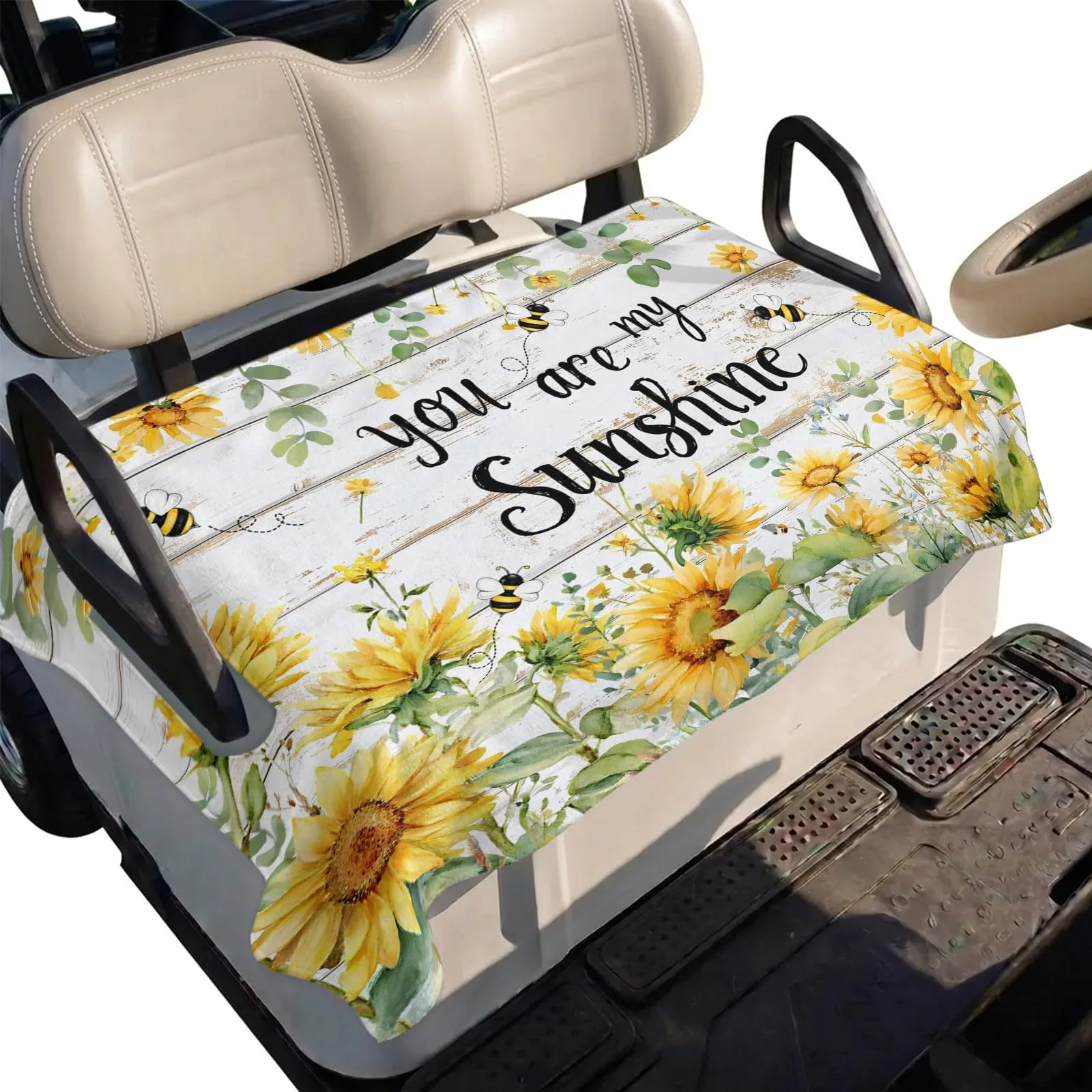 DecorLovee Golf Cart Seat Cover for 2-Seater Carts