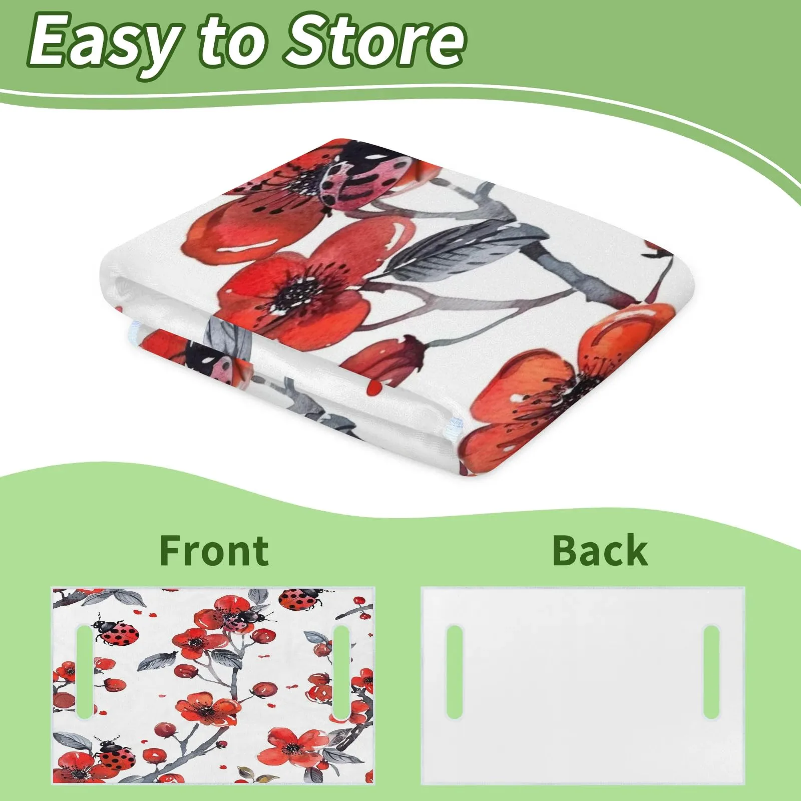 Tiveruda Japanese Cherry Blossom Golf Cart Seat Cover image 4