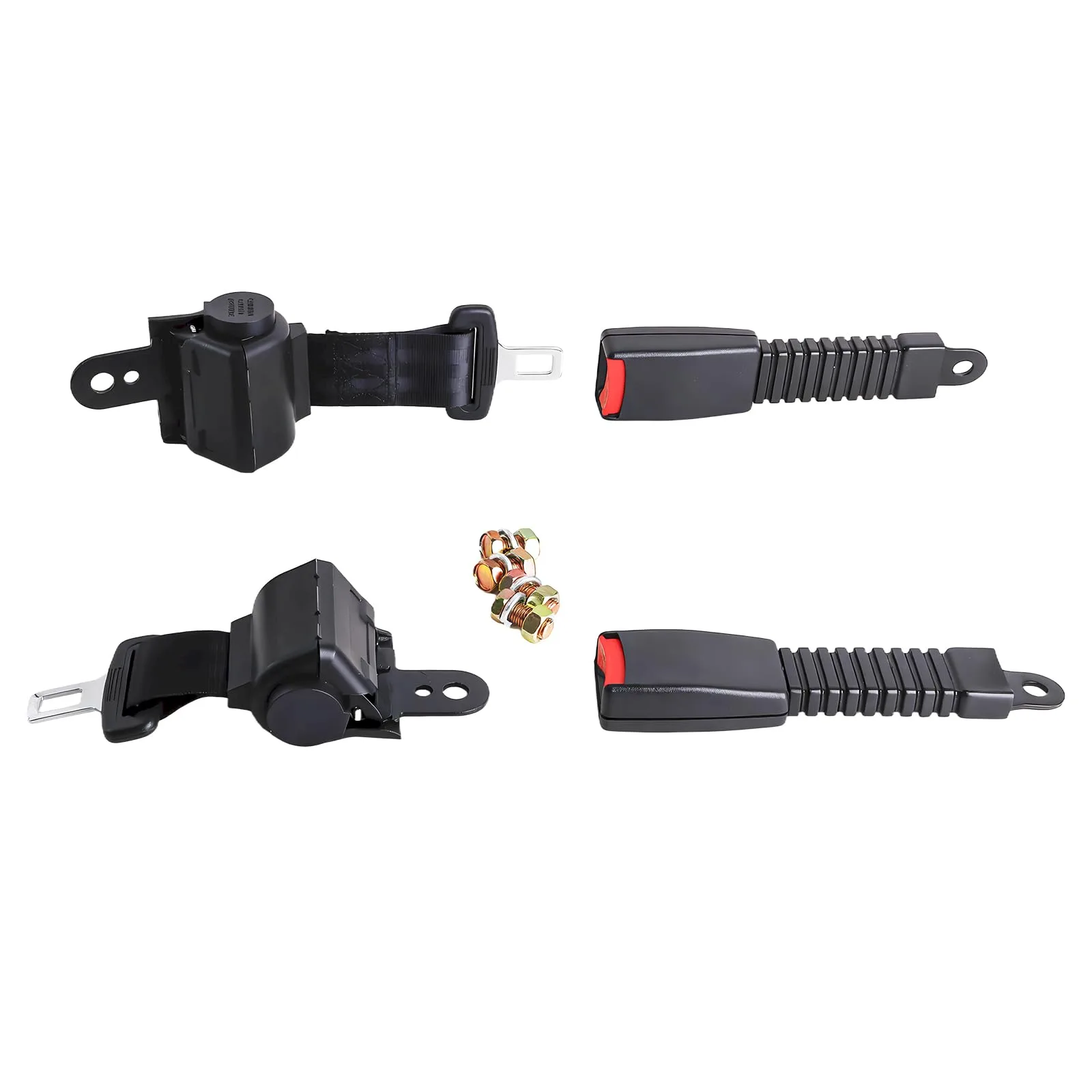 HOGUCAL Retractable Golf Cart Seat Belts, 40-Inch image 2