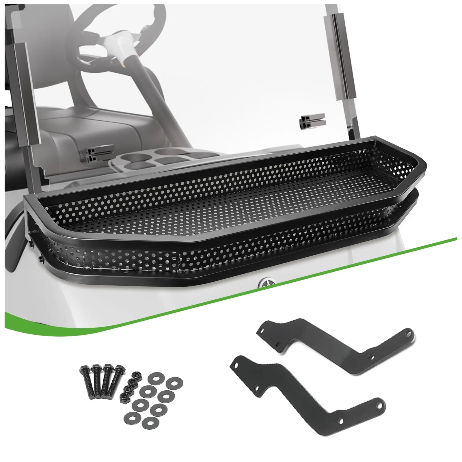10L0L Front Cargo Basket for Yamaha G29 / Drive Golf Carts