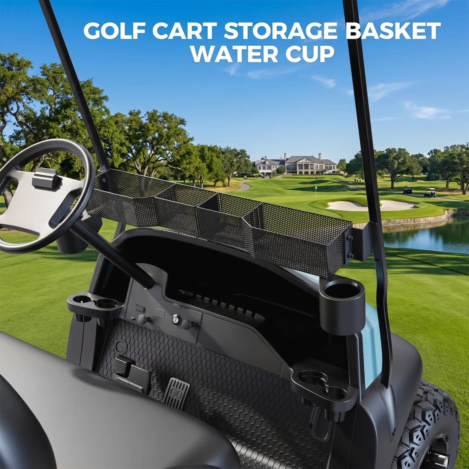 10L0L Golf Cart Front Basket Cup Holder ACC-F78-B-B54 image 3