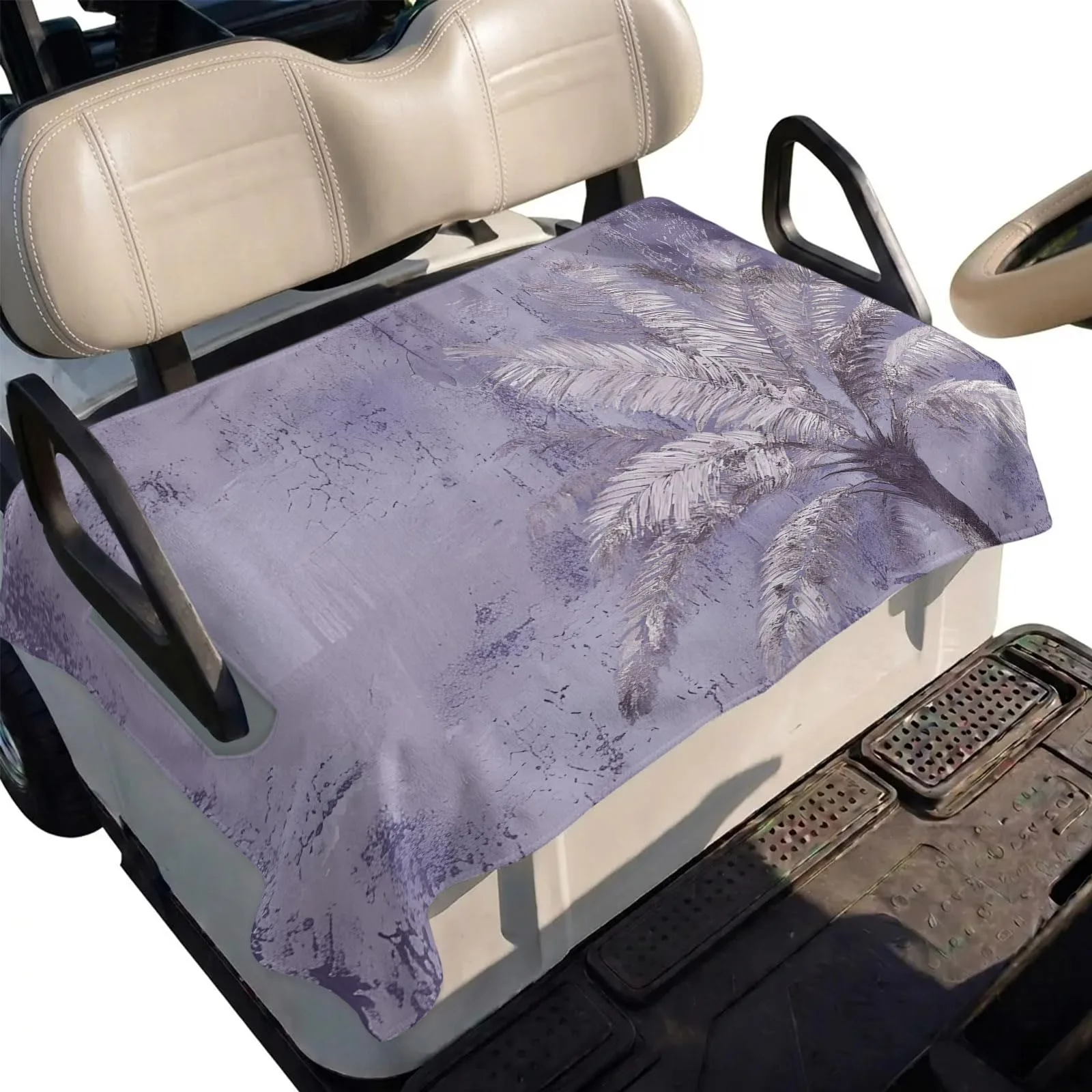 LooPoP 51" x 31" Microfiber Golf Cart Seat Cover — Purple