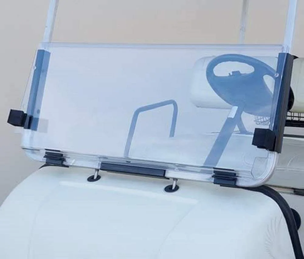 RHOX WIN-1005 Fold-Down Windshield for Club Car DS