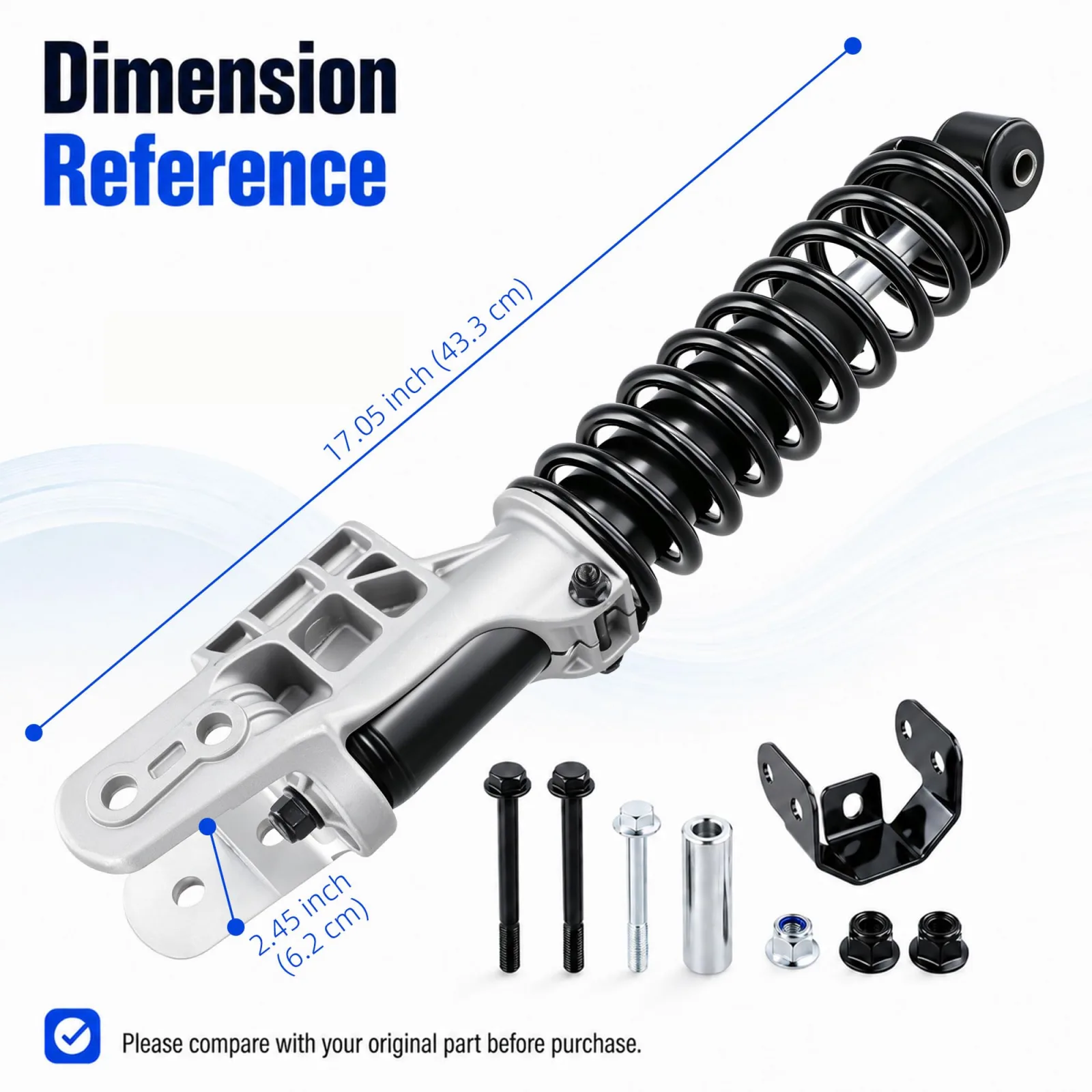 Roykaw ROY0722 Front Strut for E-Z-GO RXV/Freedom image 4
