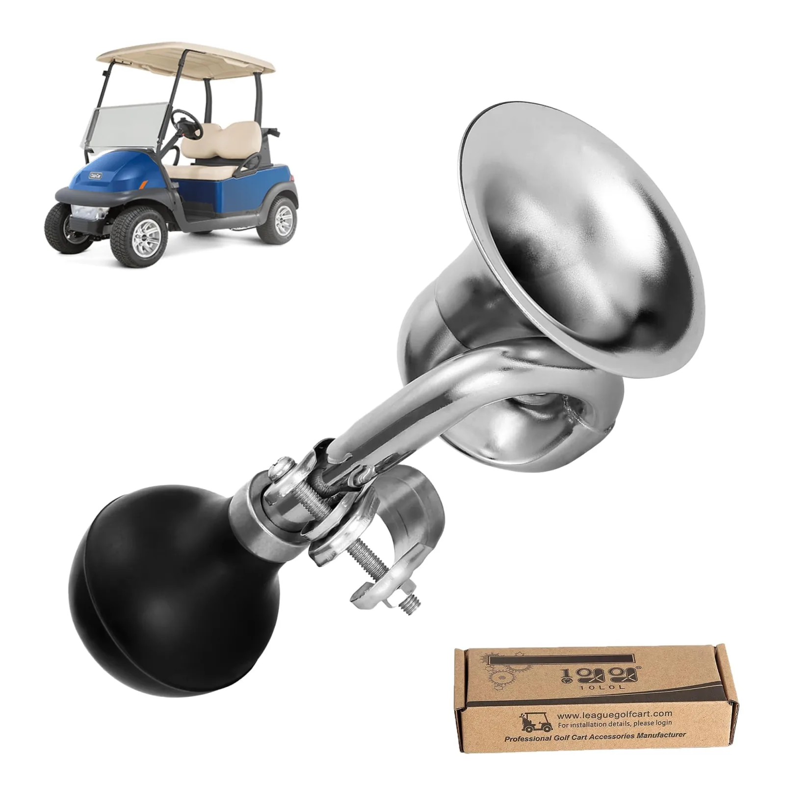 10L0L QH-F29 Retro Golf Cart Squeeze Horn