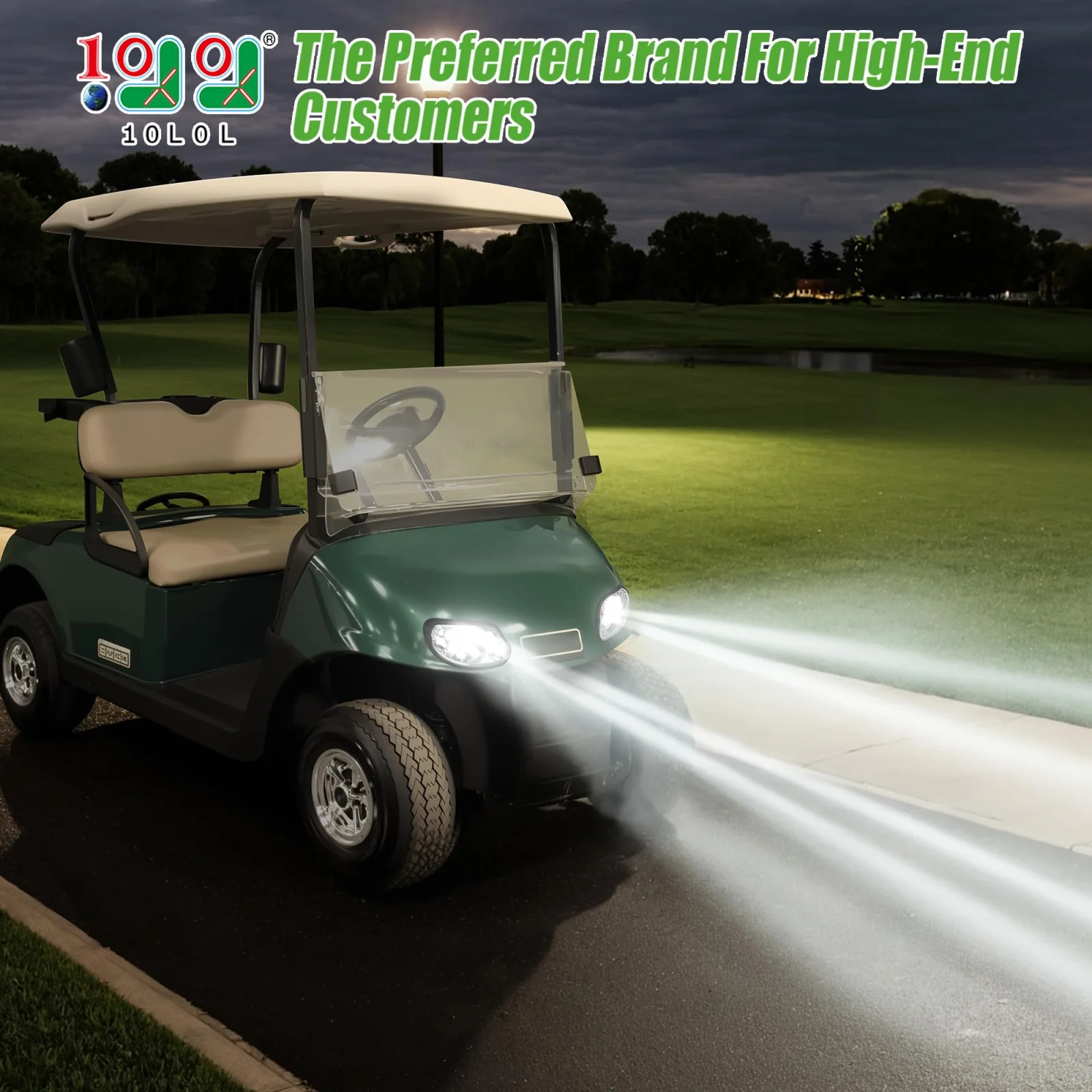 10L0L LED Headlight Kit for E-Z-GO Freedom TXT/T48 image 2