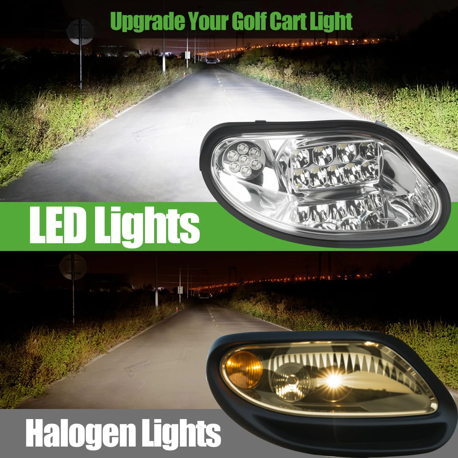 10L0L LED Headlight Kit for E-Z-GO Freedom TXT/T48 image 4