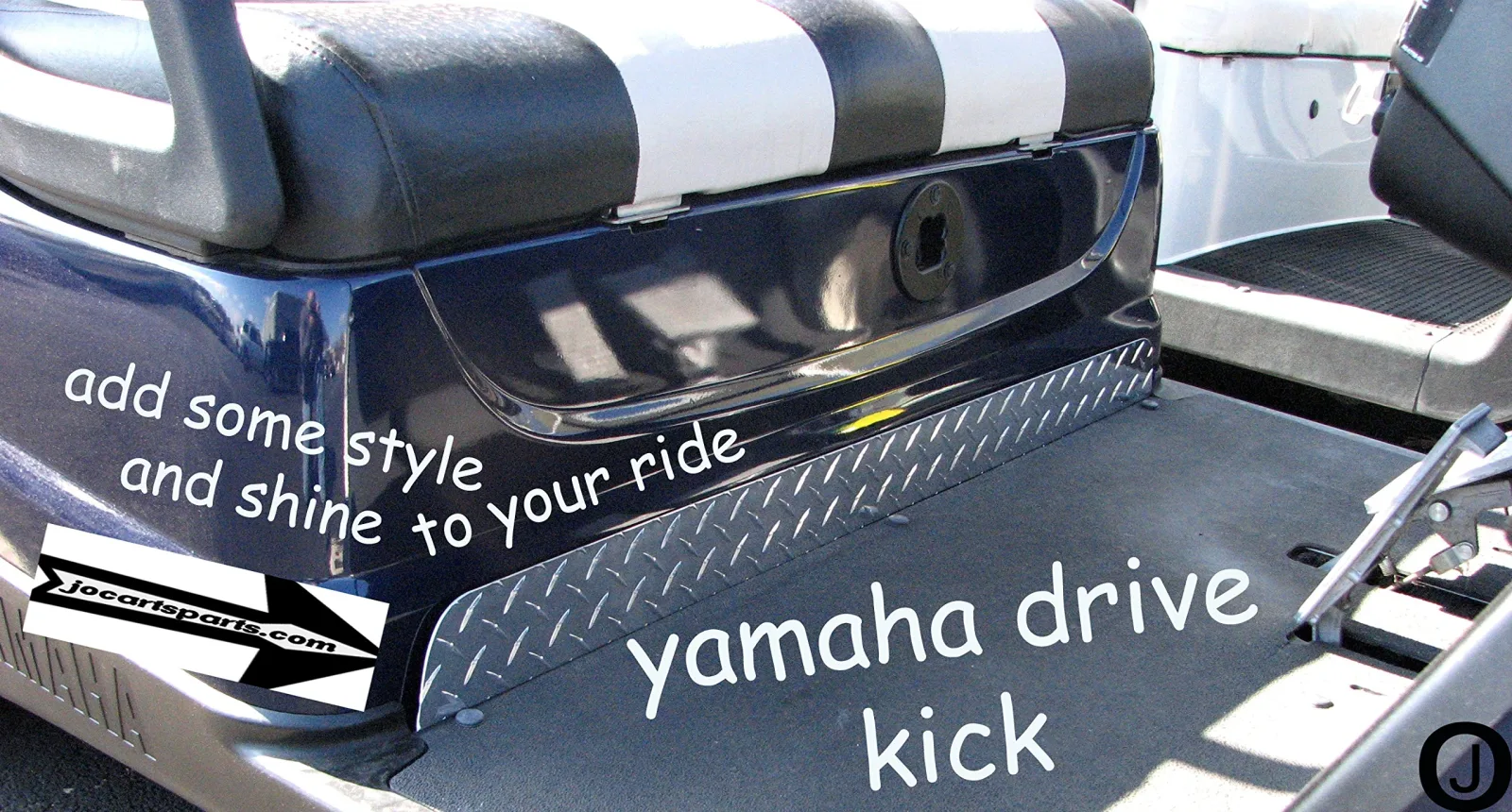 J & O Carts Parts Yamaha Drive G29 Diamond Plate Kick Panel image 2