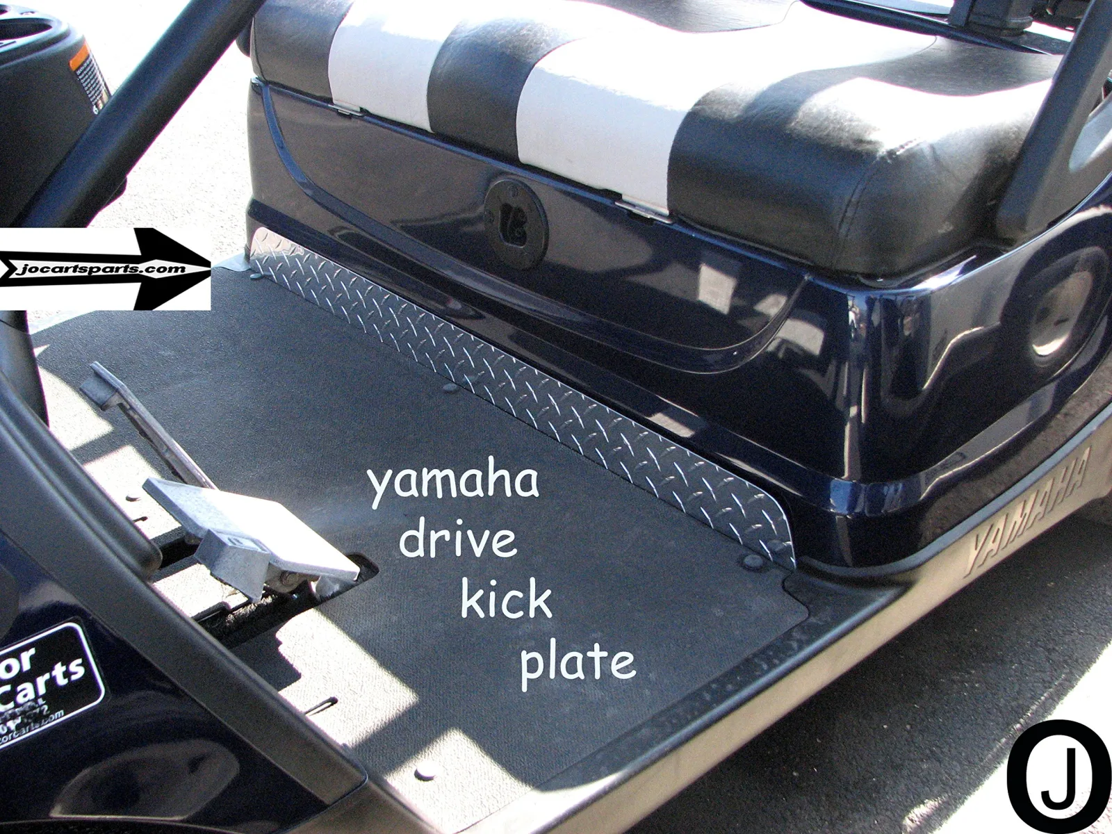 J & O Carts Parts Yamaha Drive G29 Diamond Plate Kick Panel image 3