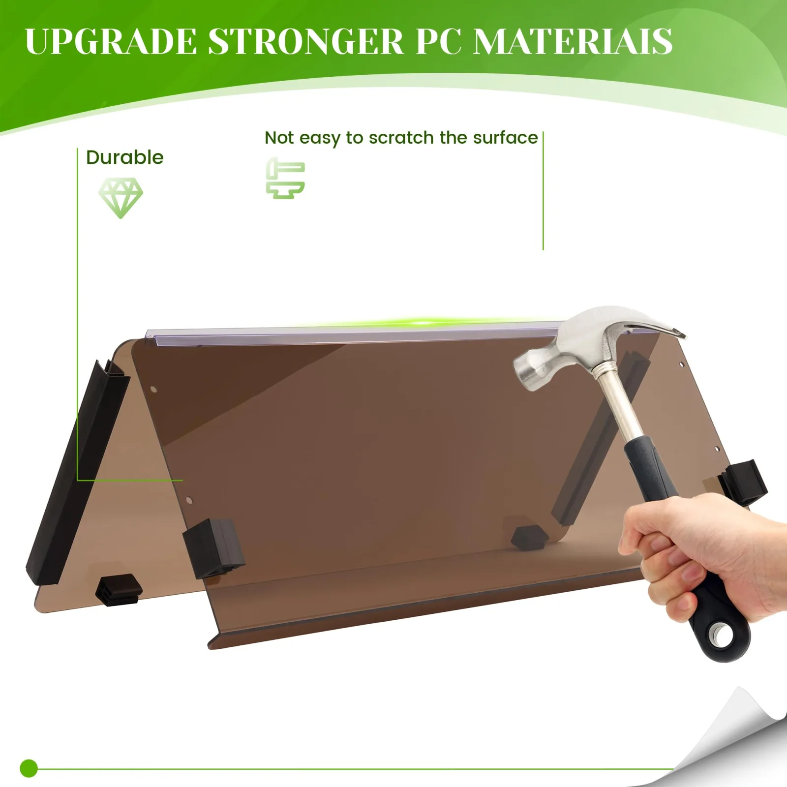 HECASA MO-2021 Tinted Windshield for E-Z-GO Marathon image 4