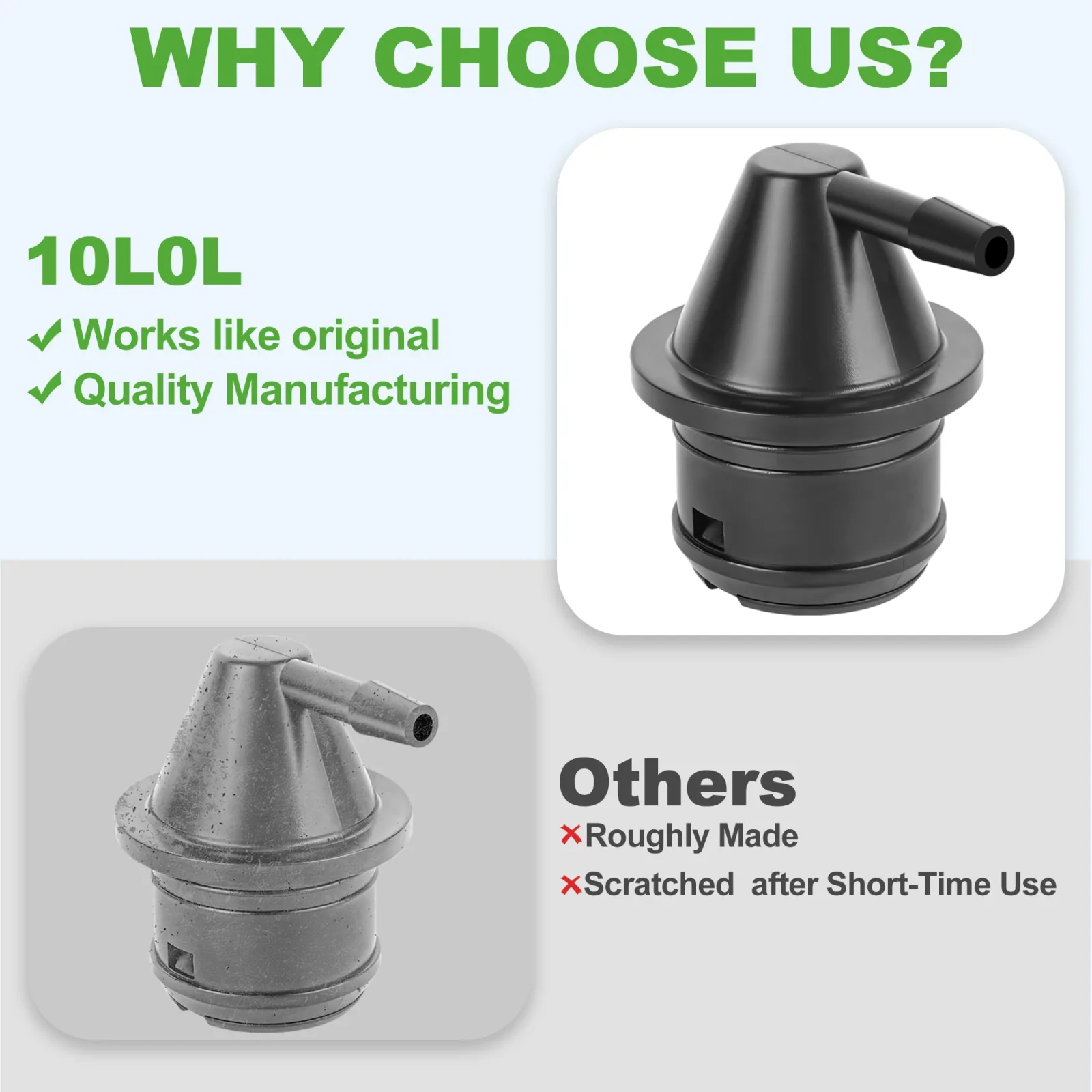 10L0L Fuel Tank Vent for Club Car DS and Precedent image 4