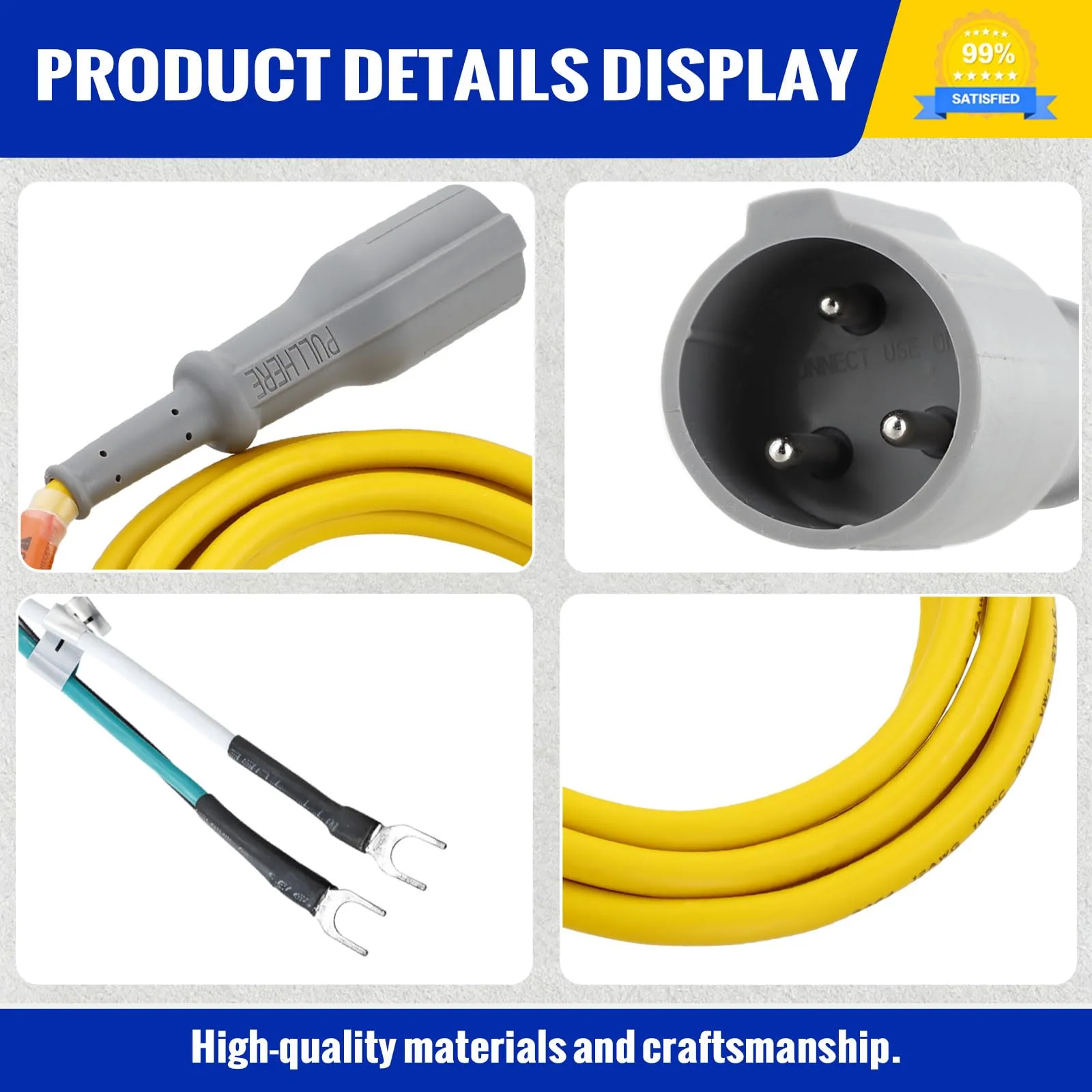 Roykaw Club Car Precedent 48V Plug Cord Adapter image 4