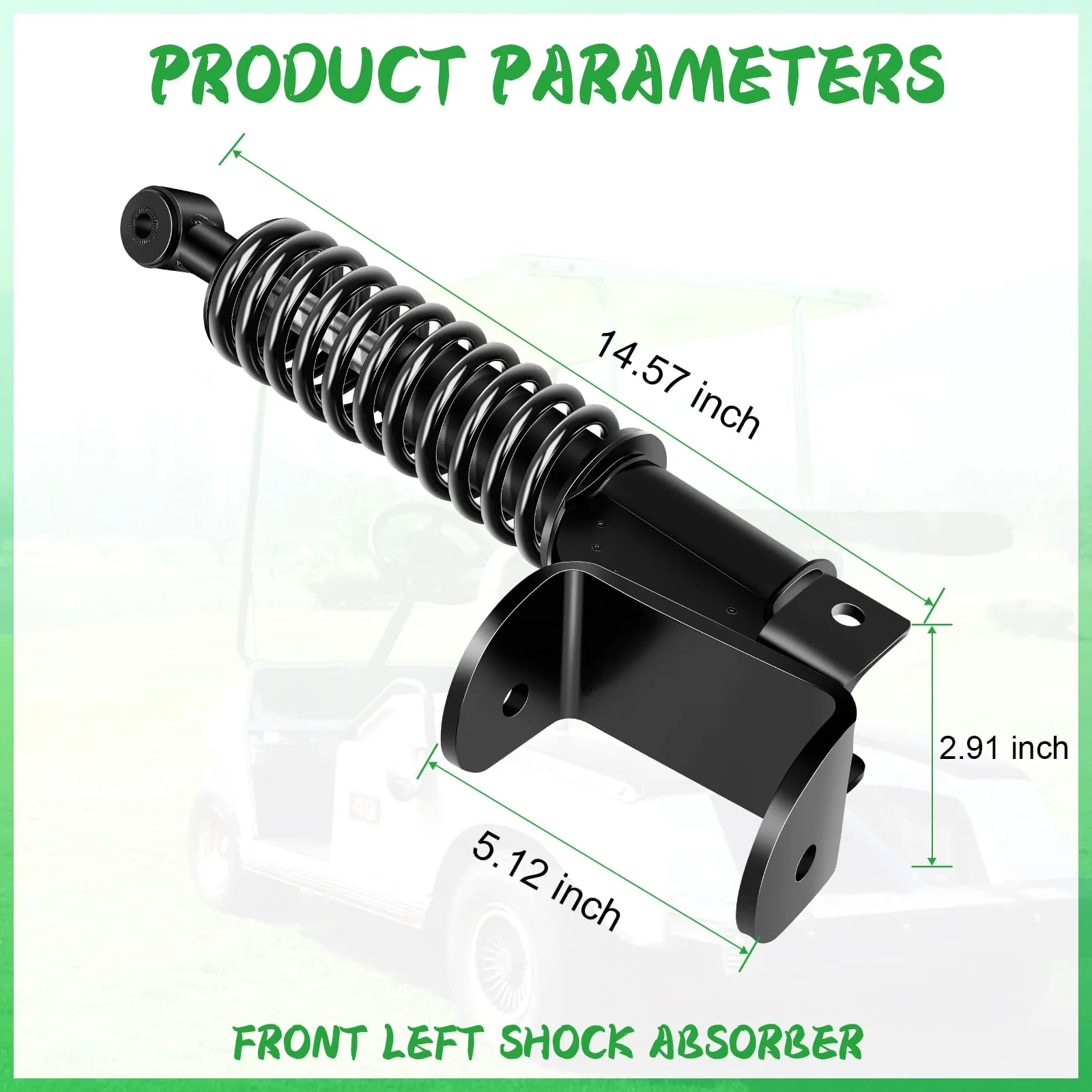 ILVGOLF Front Left Shock Absorber for E-Z-GO RXV image 2