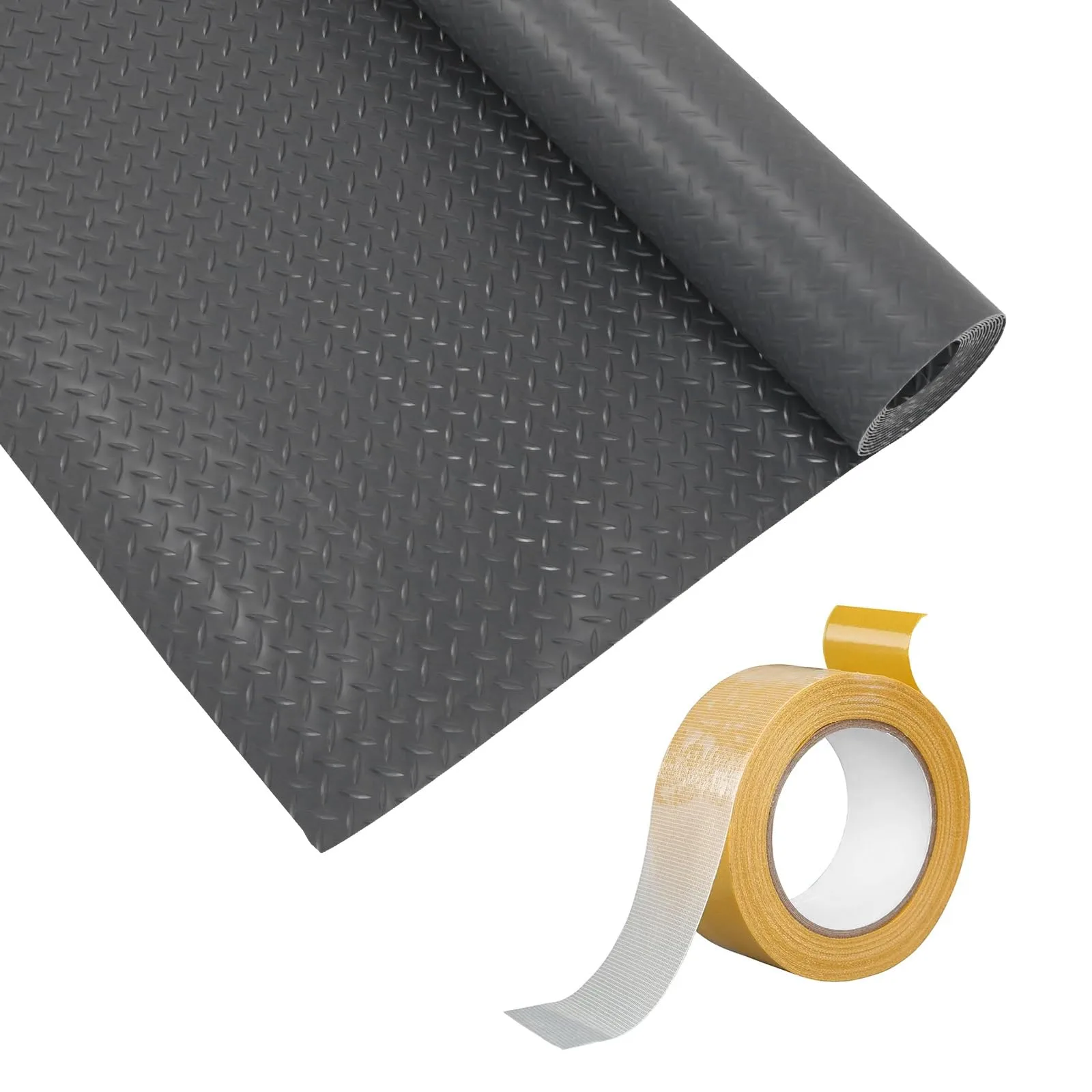 Generic 2.5mm PVC Diamond Plate Garage Floor Mat Roll image 2